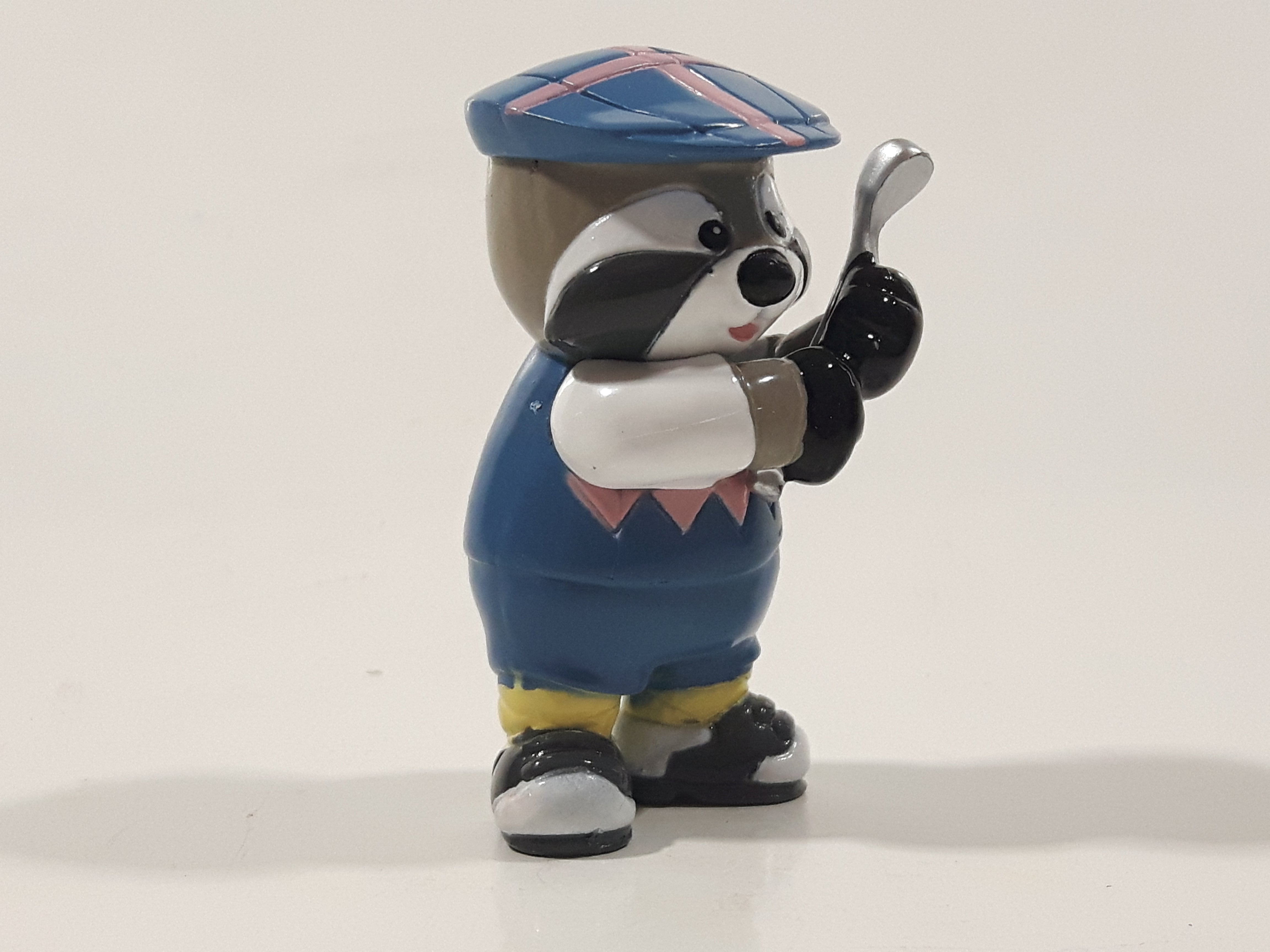 GANZ Webkinz Tee Time Raccoon Golfer 2" Tall PVC Toy Figure 8