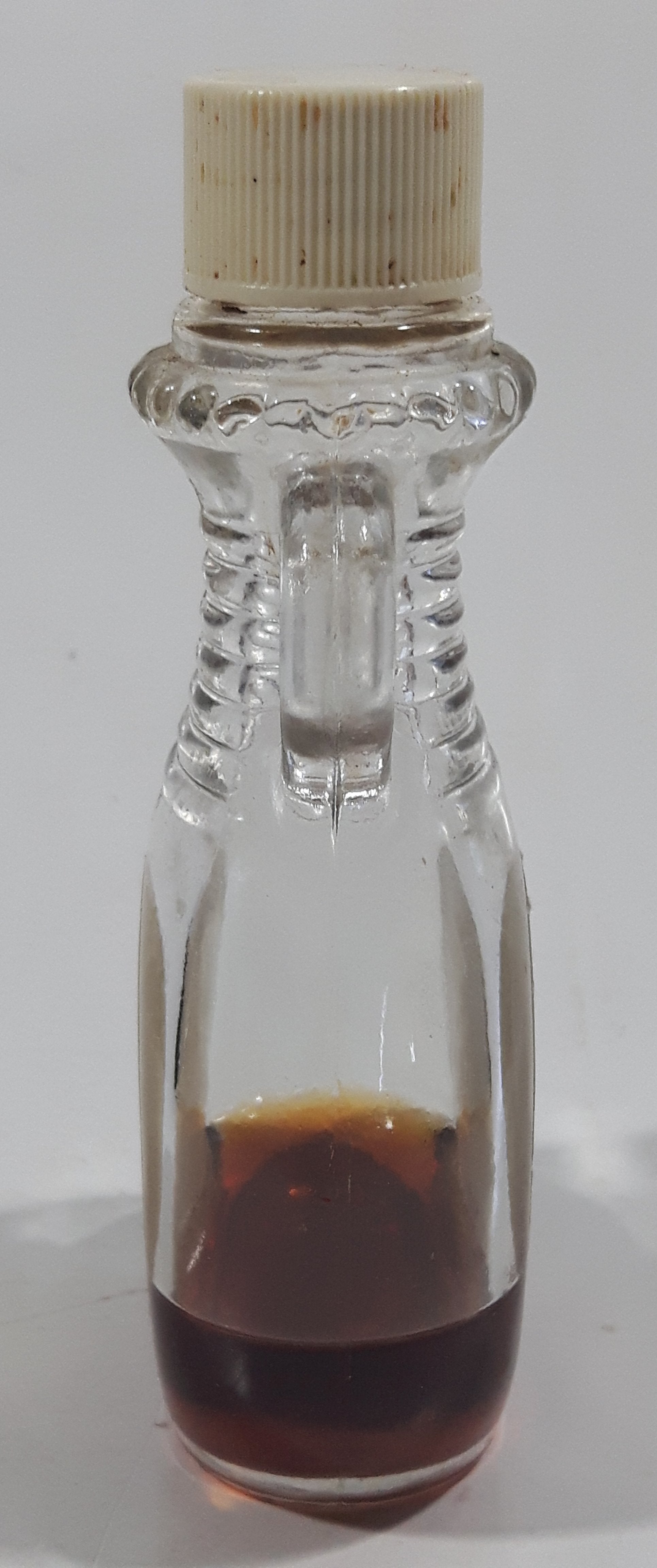 Vintage Empress Imitation Rum Extract 60 mL 4 1/2" Tall Glass Spice Jar 3