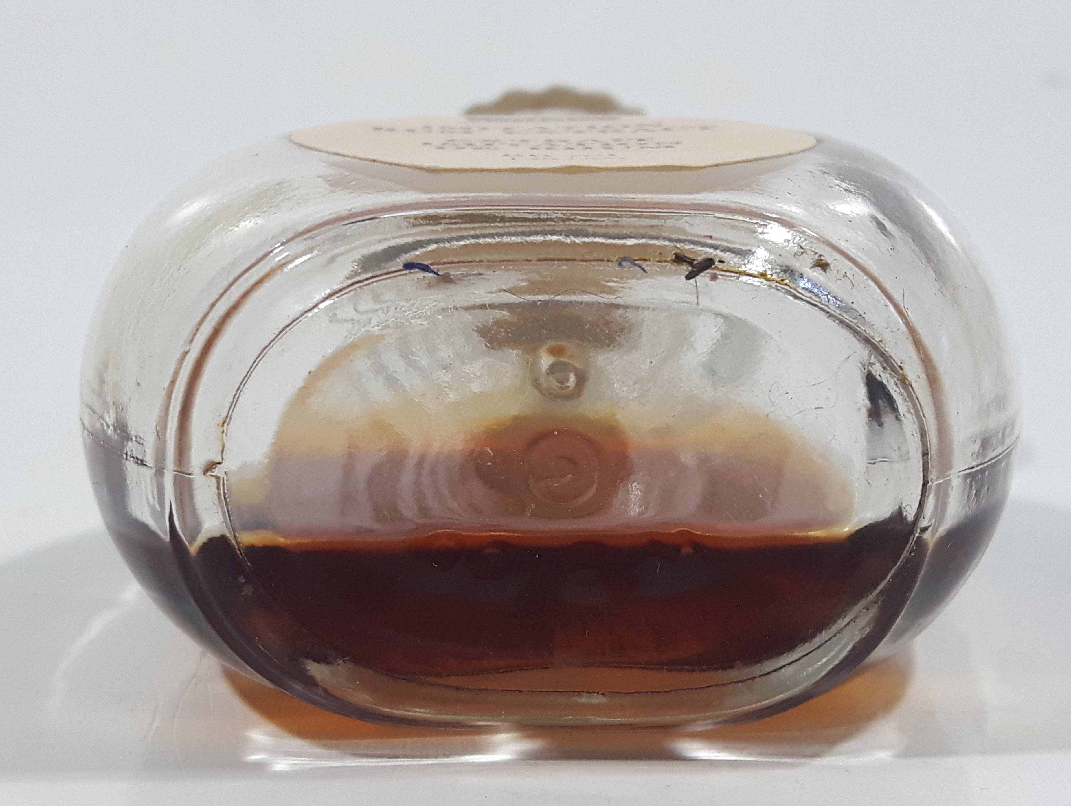 Vintage Empress Imitation Rum Extract 60 mL 4 1/2" Tall Glass Spice Jar 10