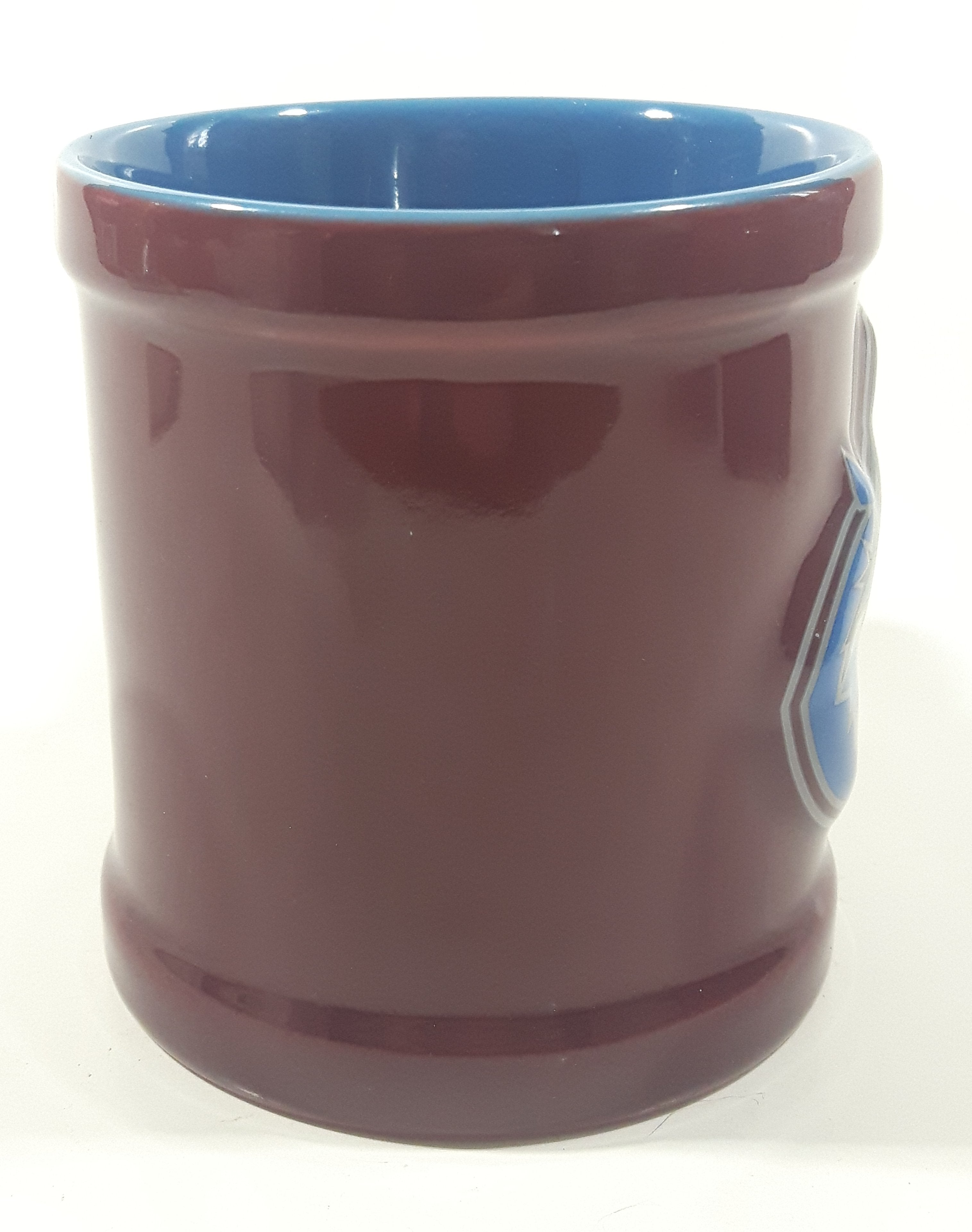 Hockey Rules NHL Vancouver Canucks Ice Hockey Team Embossed 3 3/4" Tall Ceramic Coffee Mug Cup 8