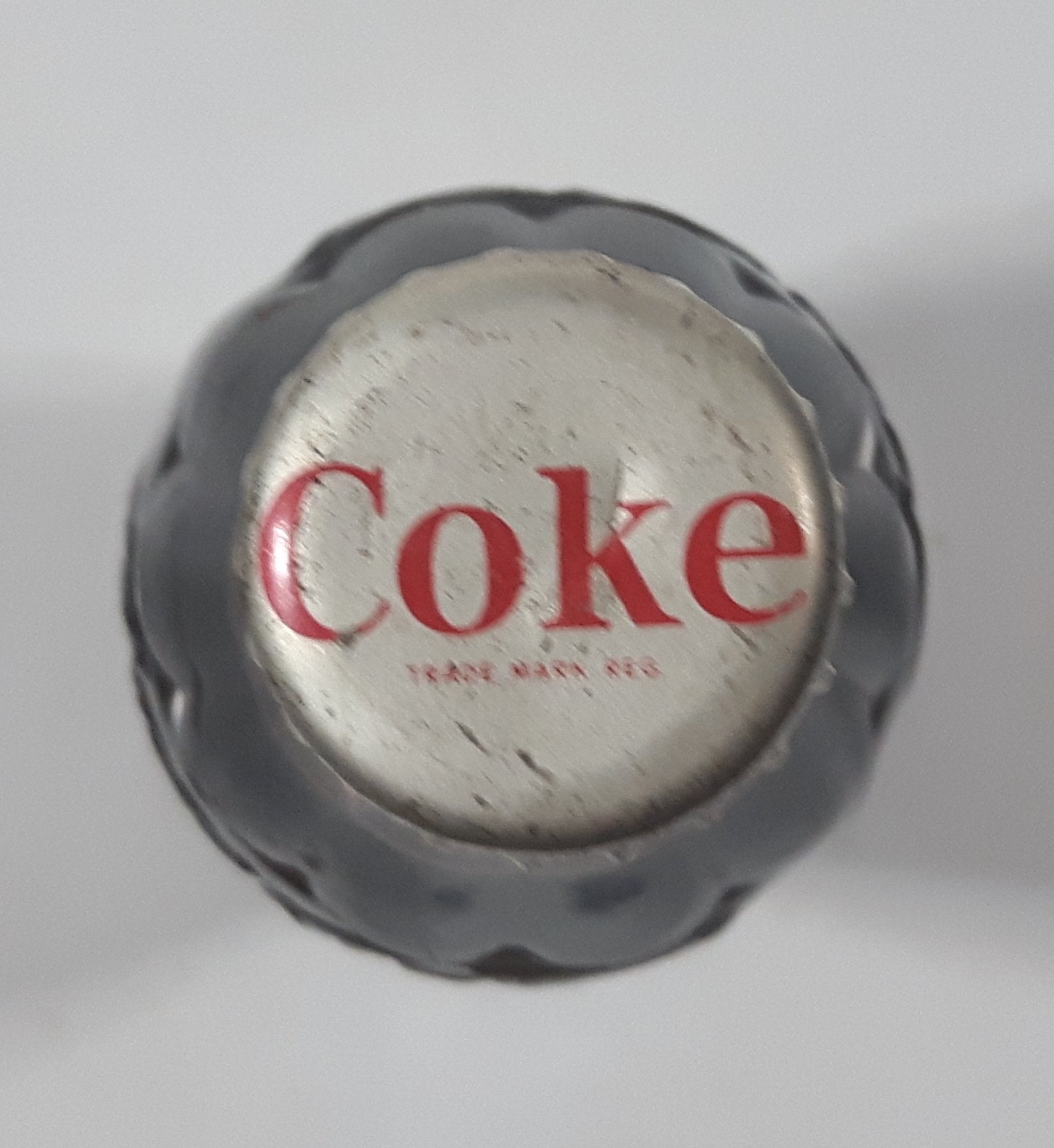 Vintage Coca-Cola 7 3/4" Tall 6oz Embossed Clear Glass Soda Pop Bottle Full Unopened 10