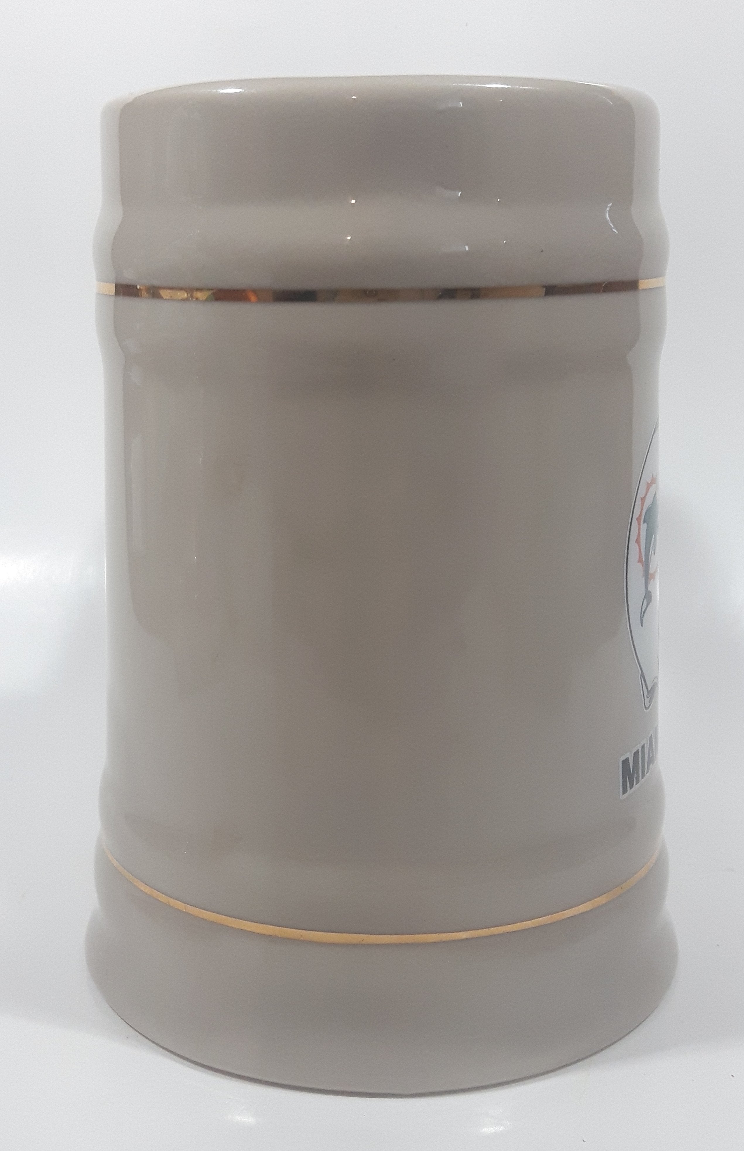 Miami Dolphins NFL Football Team 5 1/2" Tall Stoneware Stein Beer Mug 7
