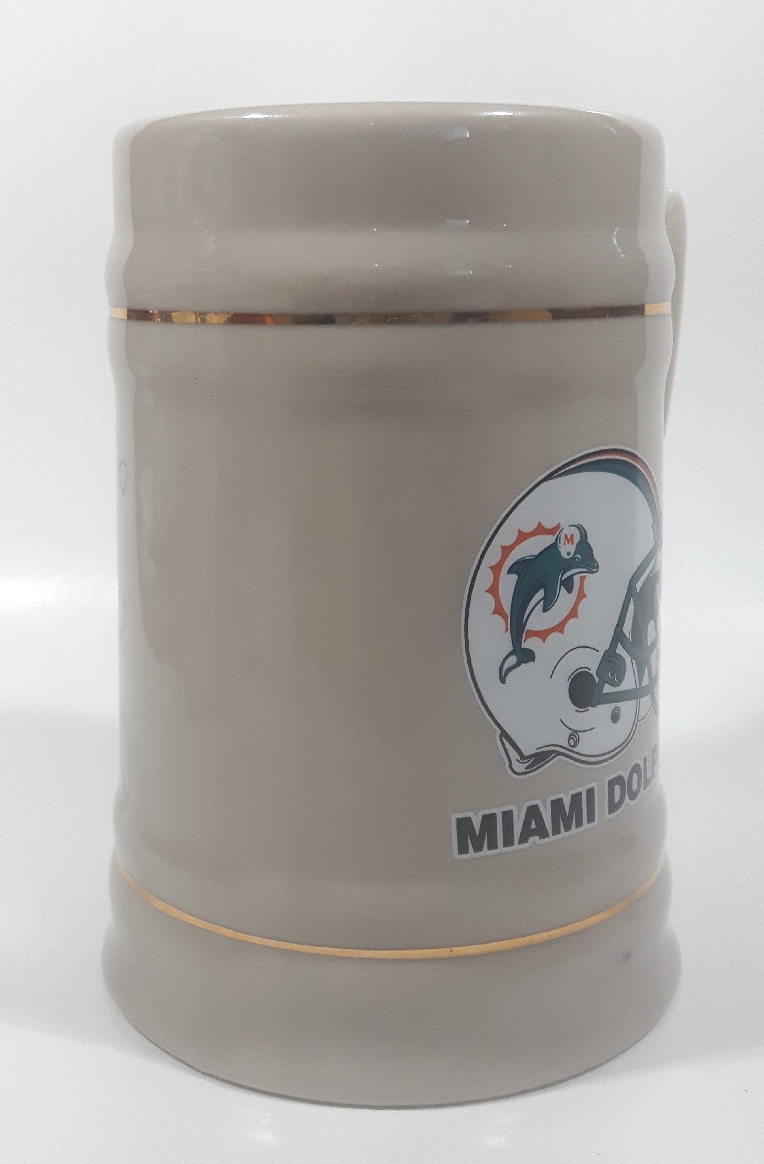 Miami Dolphins NFL Football Team 5 1/2" Tall Stoneware Stein Beer Mug 8