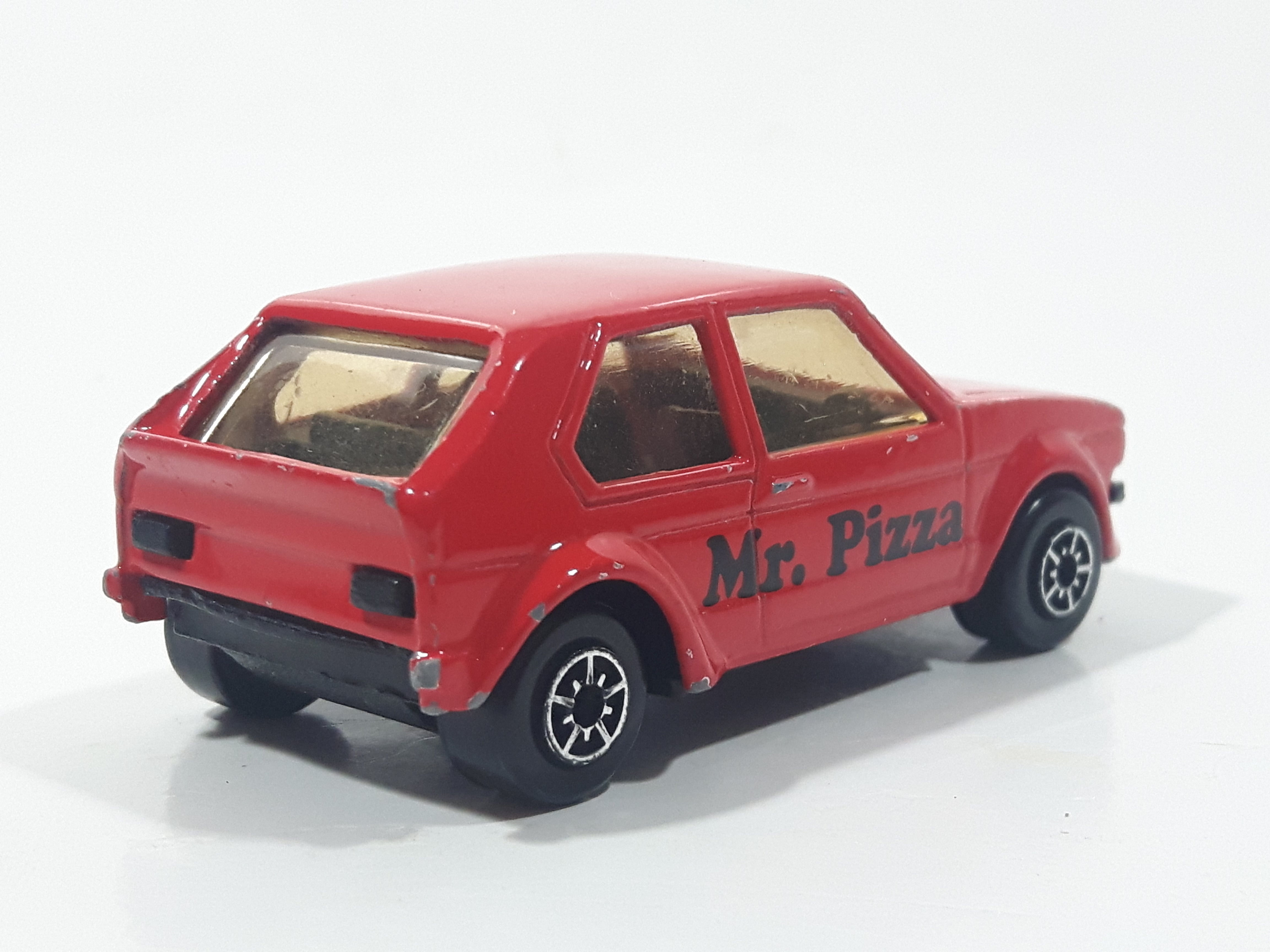 Maisto VW Golf GTI Mr. Pizza Red Die Cast Toy Car Vehicle 5