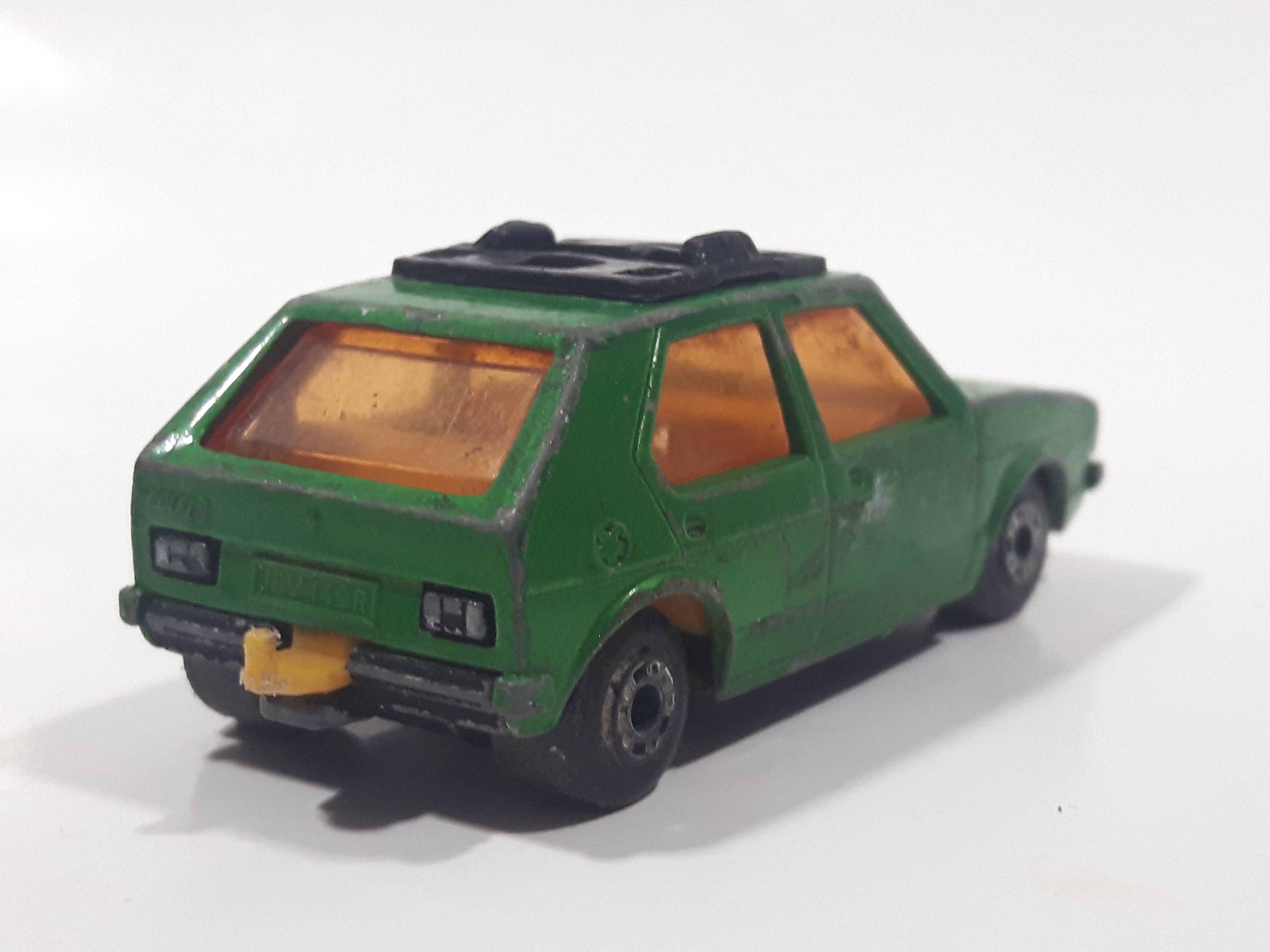 Vintage 1976 Lesney Products Matchbox Superfast No. 7 VW Volkswagen Golf Lime Green Toy Car Vehicle 5