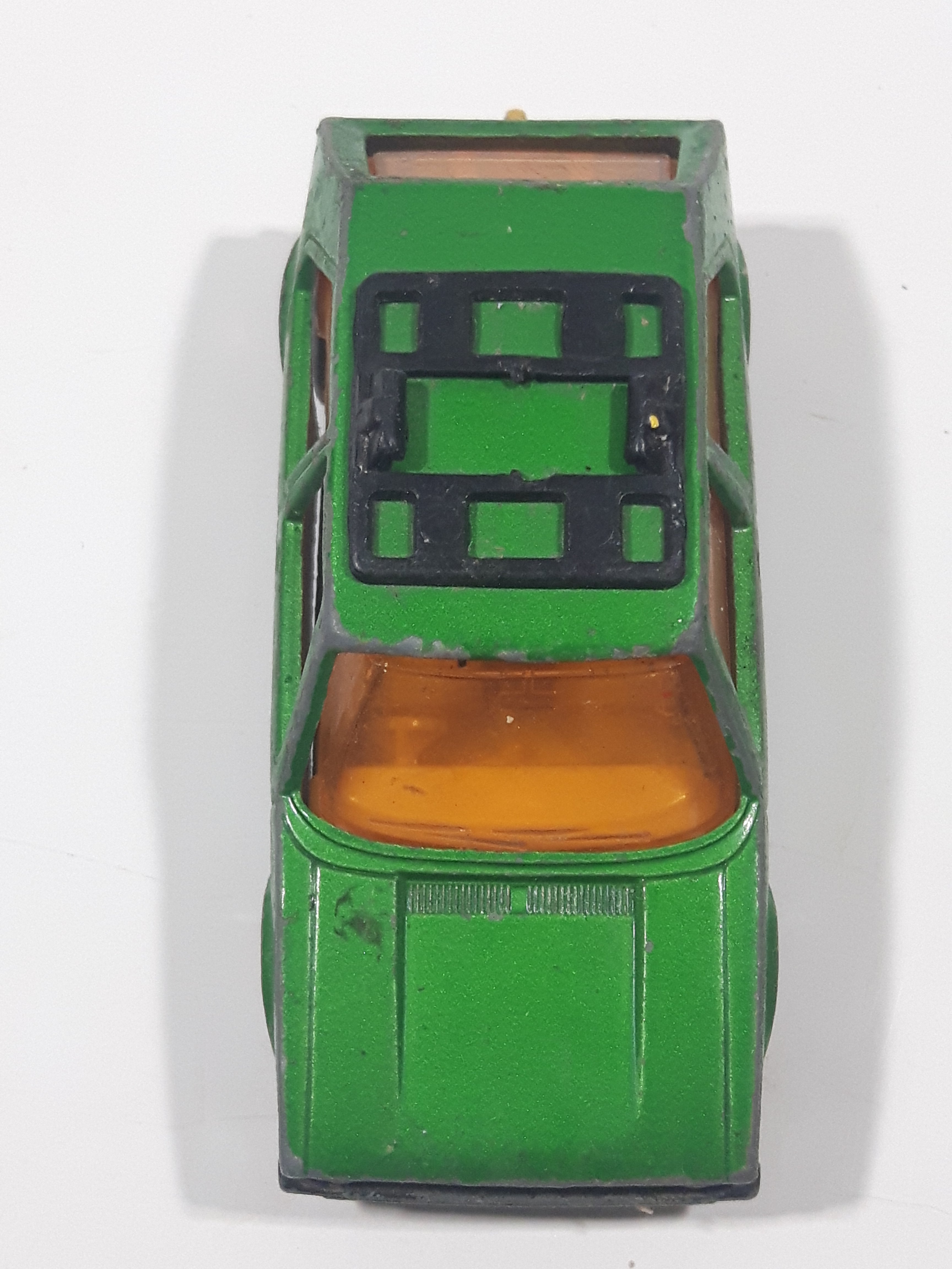 Vintage 1976 Lesney Products Matchbox Superfast No. 7 VW Volkswagen Golf Lime Green Toy Car Vehicle 12