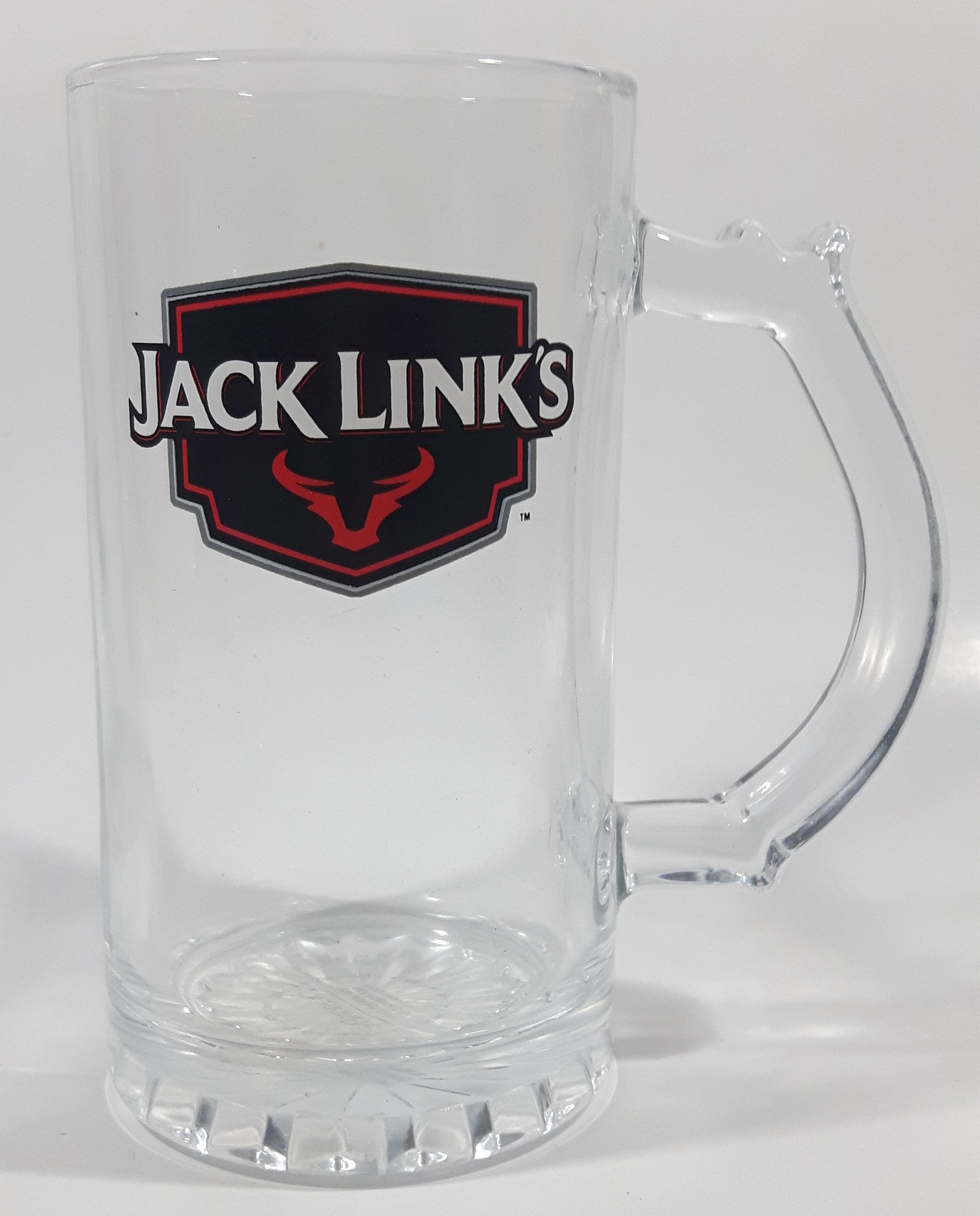 Jack Link's Beef Jerky 5 3/4" Tall Glass Mug Cup 2