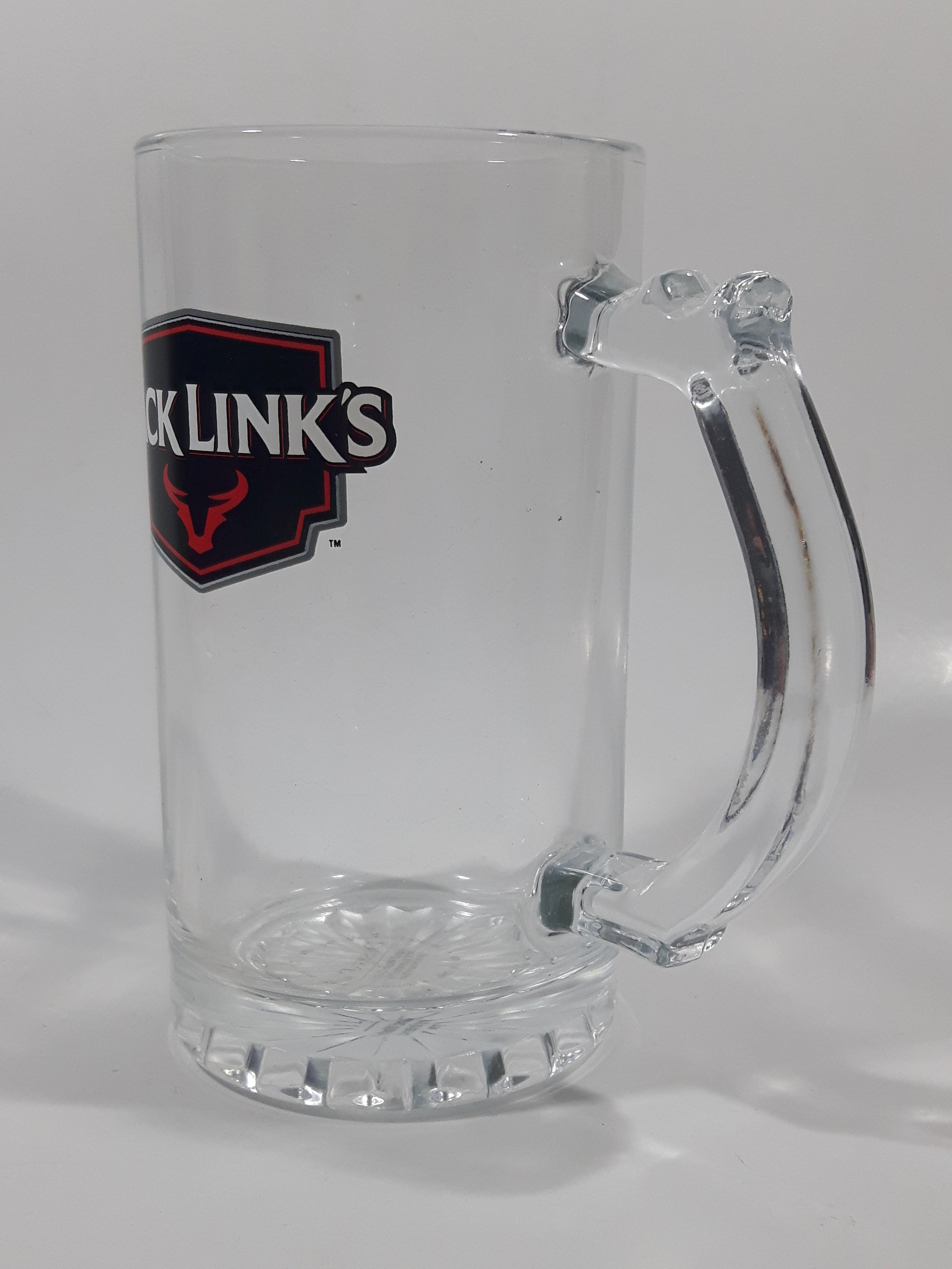 Jack Link's Beef Jerky 5 3/4" Tall Glass Mug Cup 3