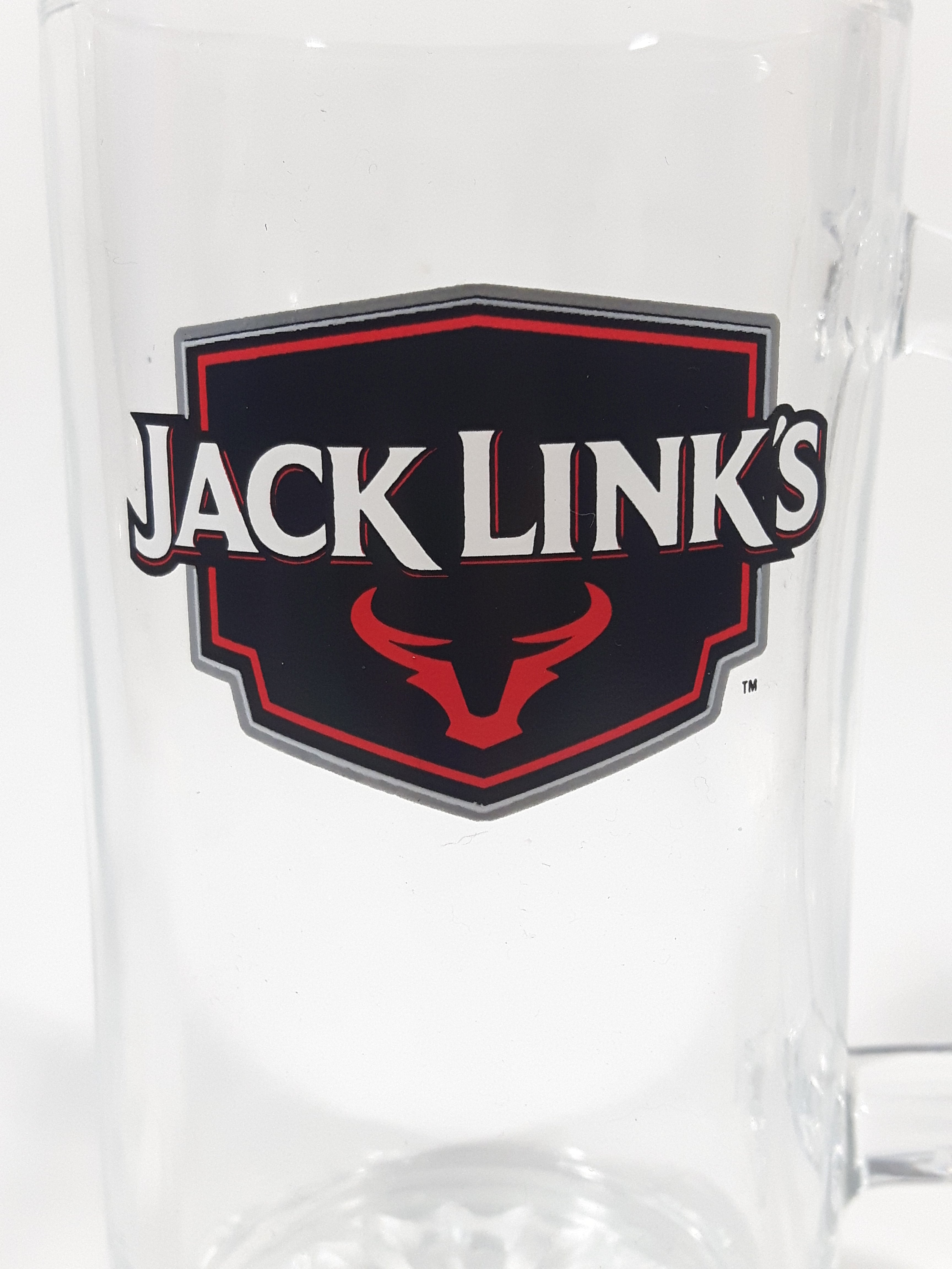 Jack Link's Beef Jerky 5 3/4" Tall Glass Mug Cup 10