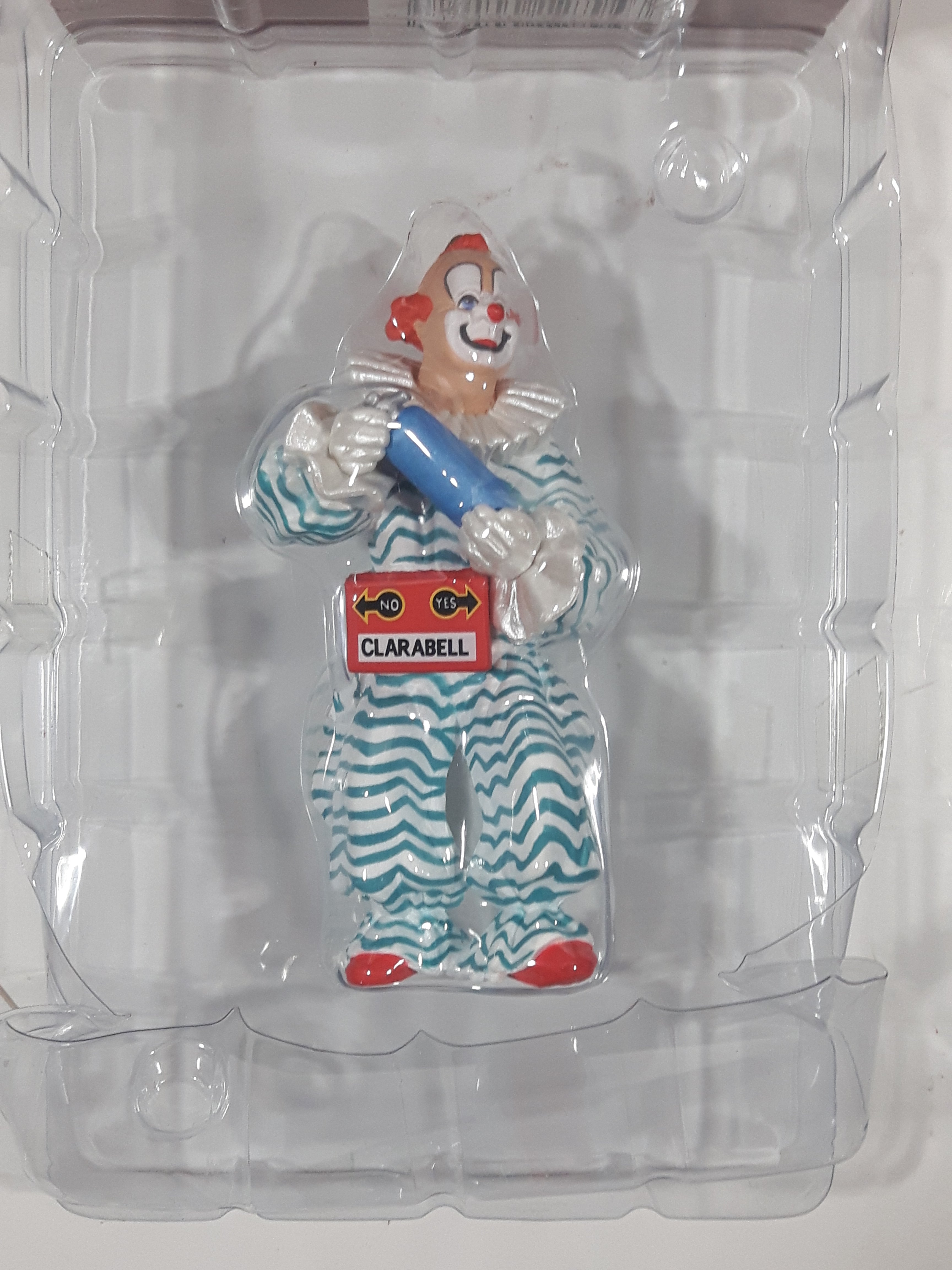 1998 Carlton Cards The Howdy Doody Show Clarabell Christmas Ornament New in Box 8