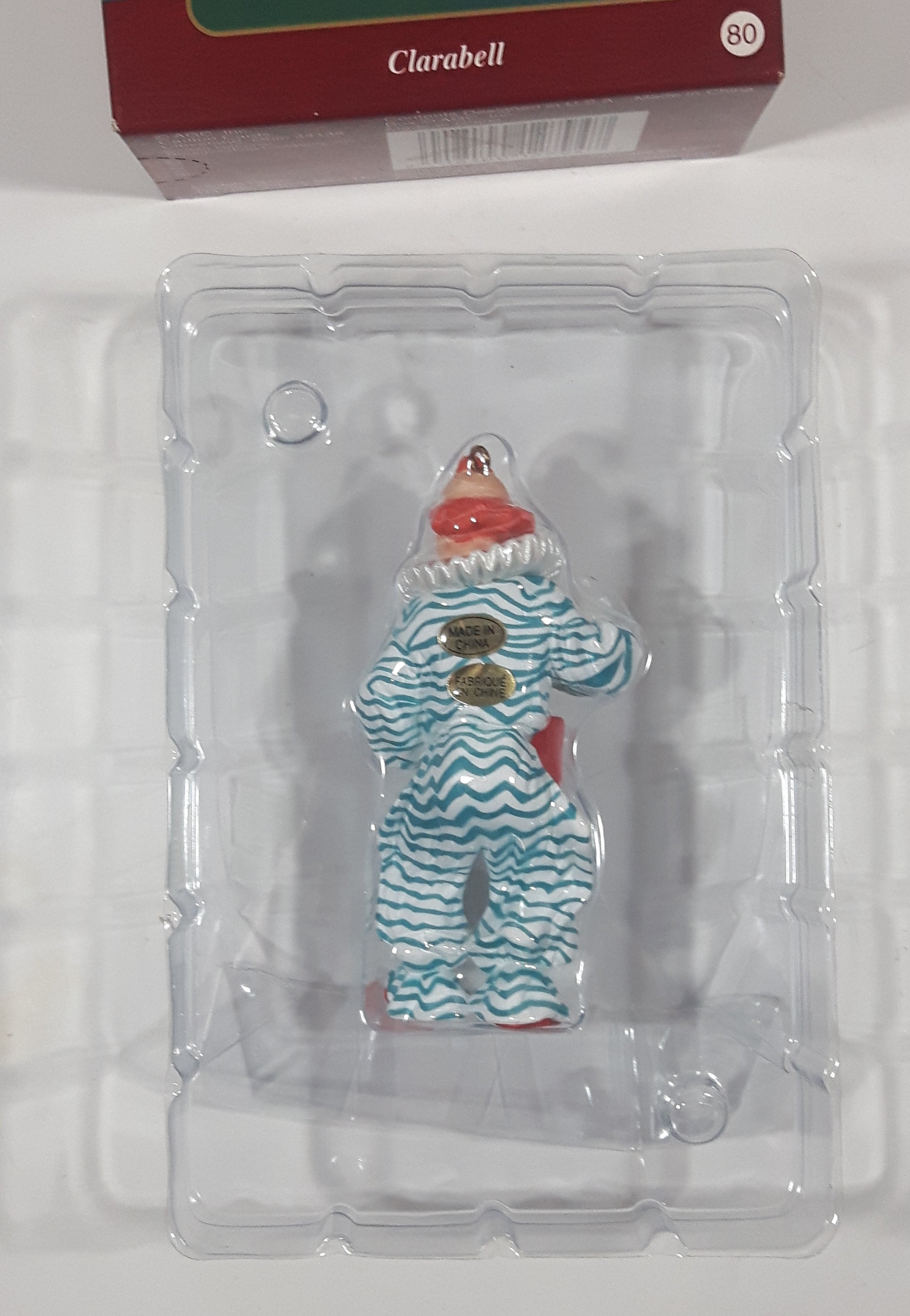 1998 Carlton Cards The Howdy Doody Show Clarabell Christmas Ornament New in Box 9