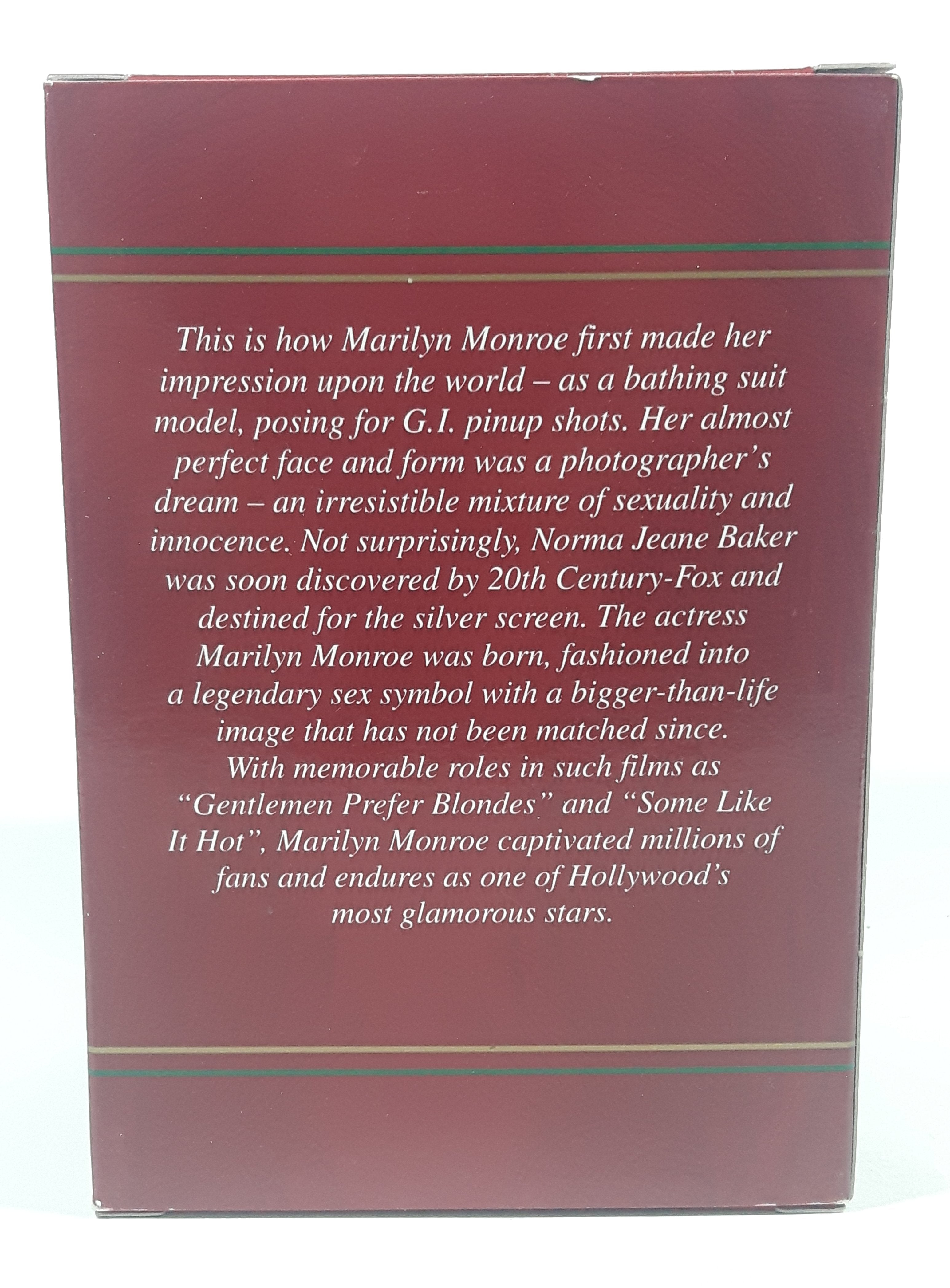 Carlton Cards Marilyn Monroe Bathing Beauty Marilyn Christmas Ornament New in Box 3