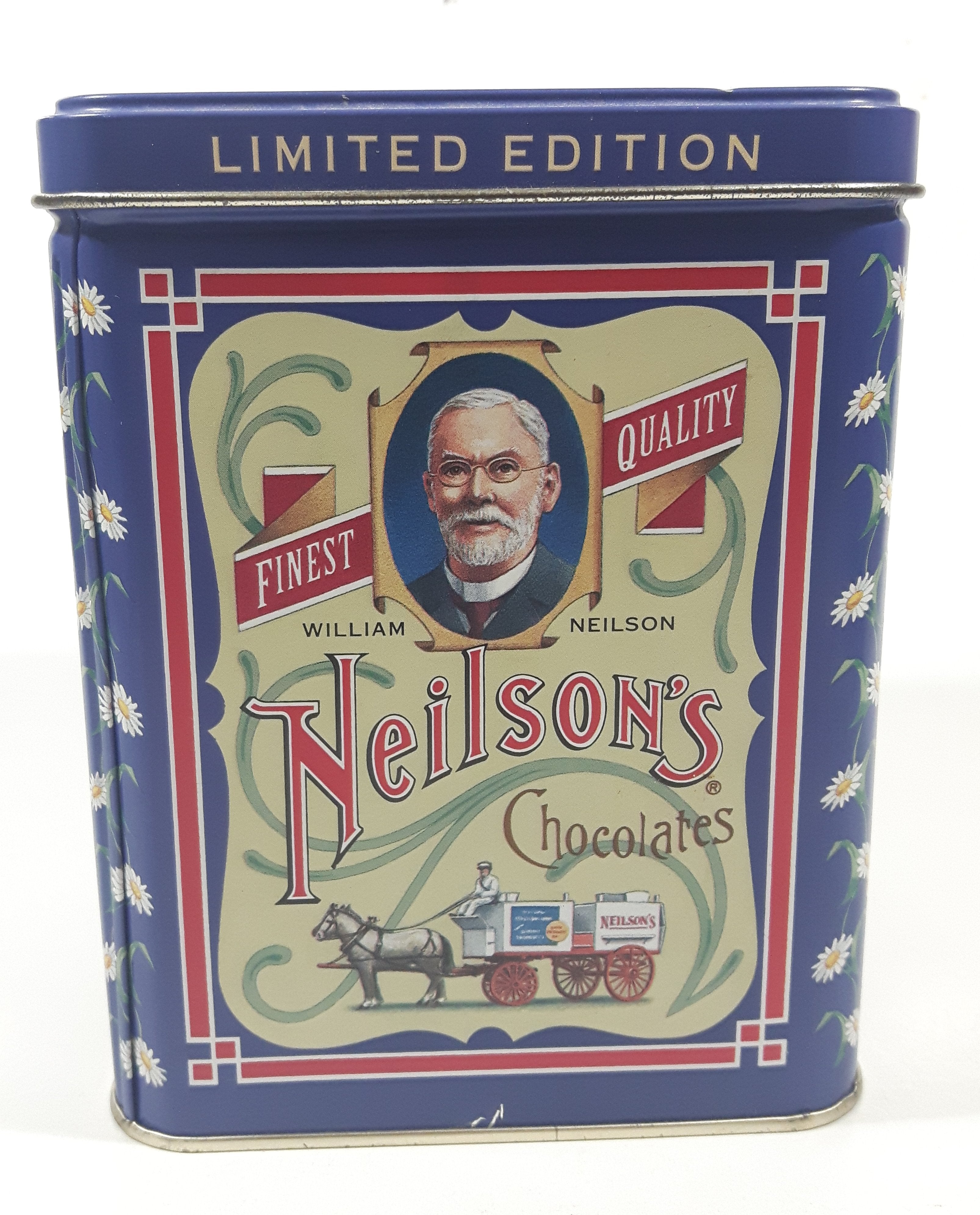 1993 Neilson's Finest Quality Chocolate's Limited Edition Canada's Chocolatier Celebrating 100 Years Jersey Milk Chocolate Bar Tin Metal Container 2