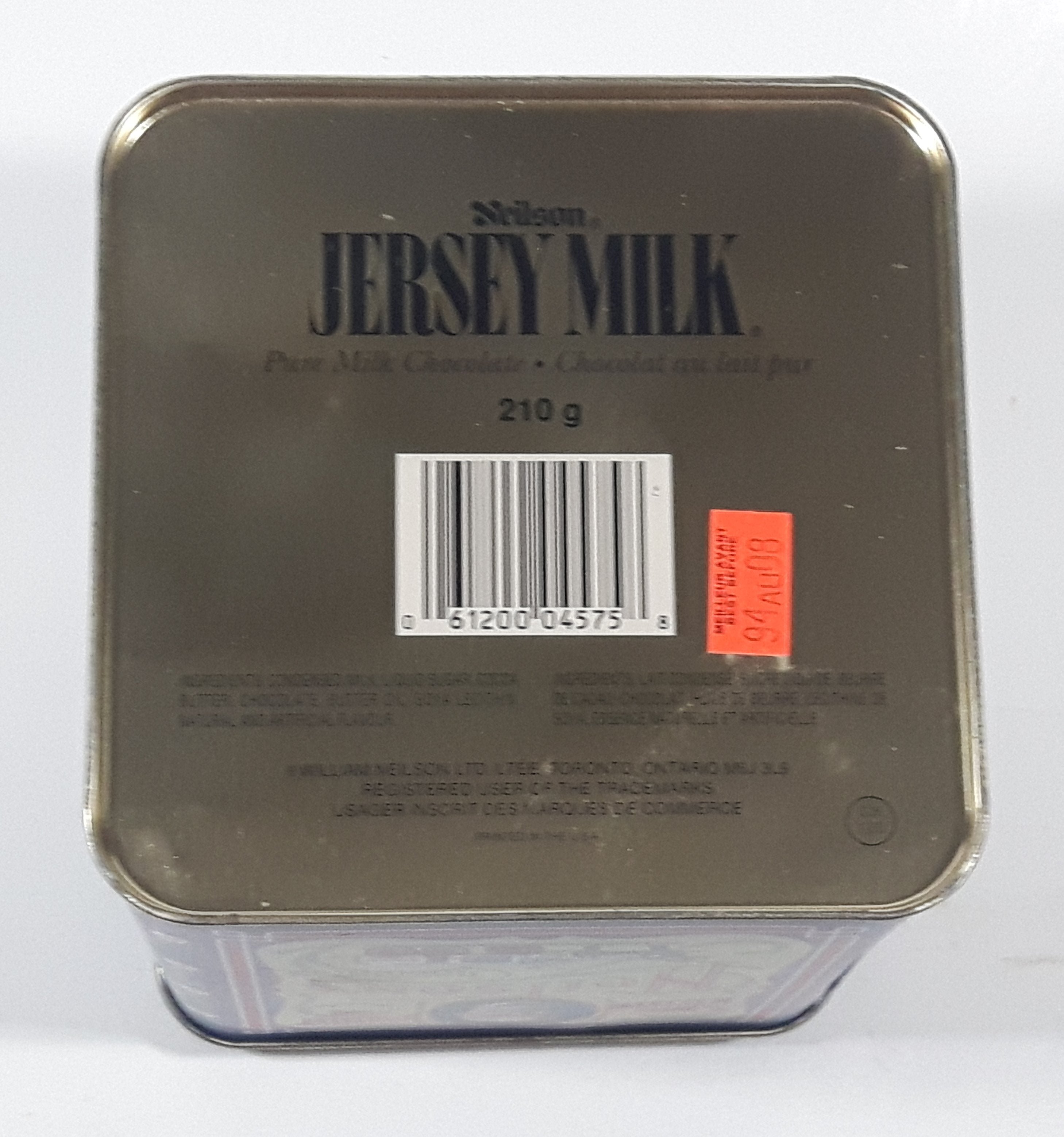 1993 Neilson's Finest Quality Chocolate's Limited Edition Canada's Chocolatier Celebrating 100 Years Jersey Milk Chocolate Bar Tin Metal Container 8
