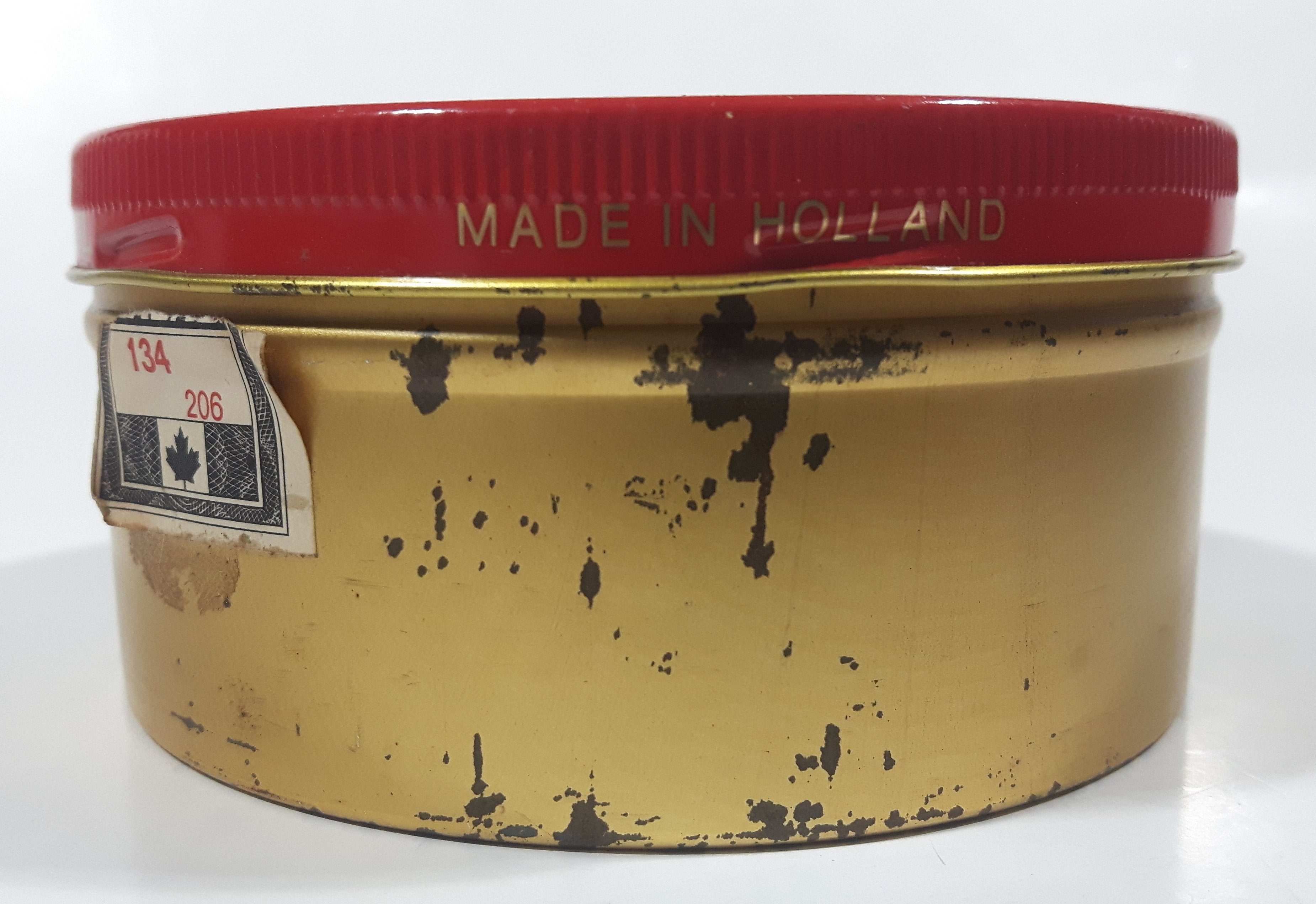 Vintage Troost Special Cavendish Smoking Tobacco Net Weight 4 OZ Tin Metal Can 6
