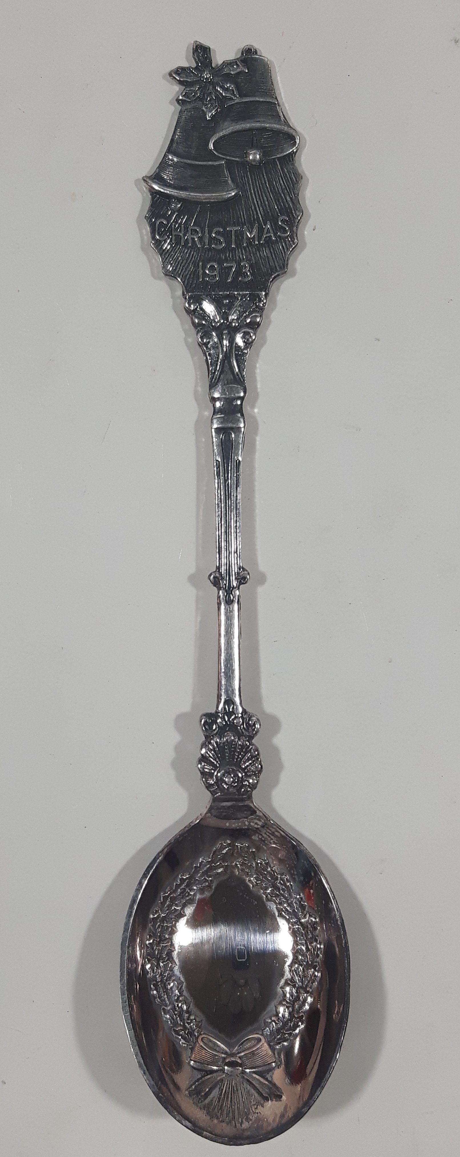 Christmas 1973 Bells Silver Plated EPNS Metal Spoon 4