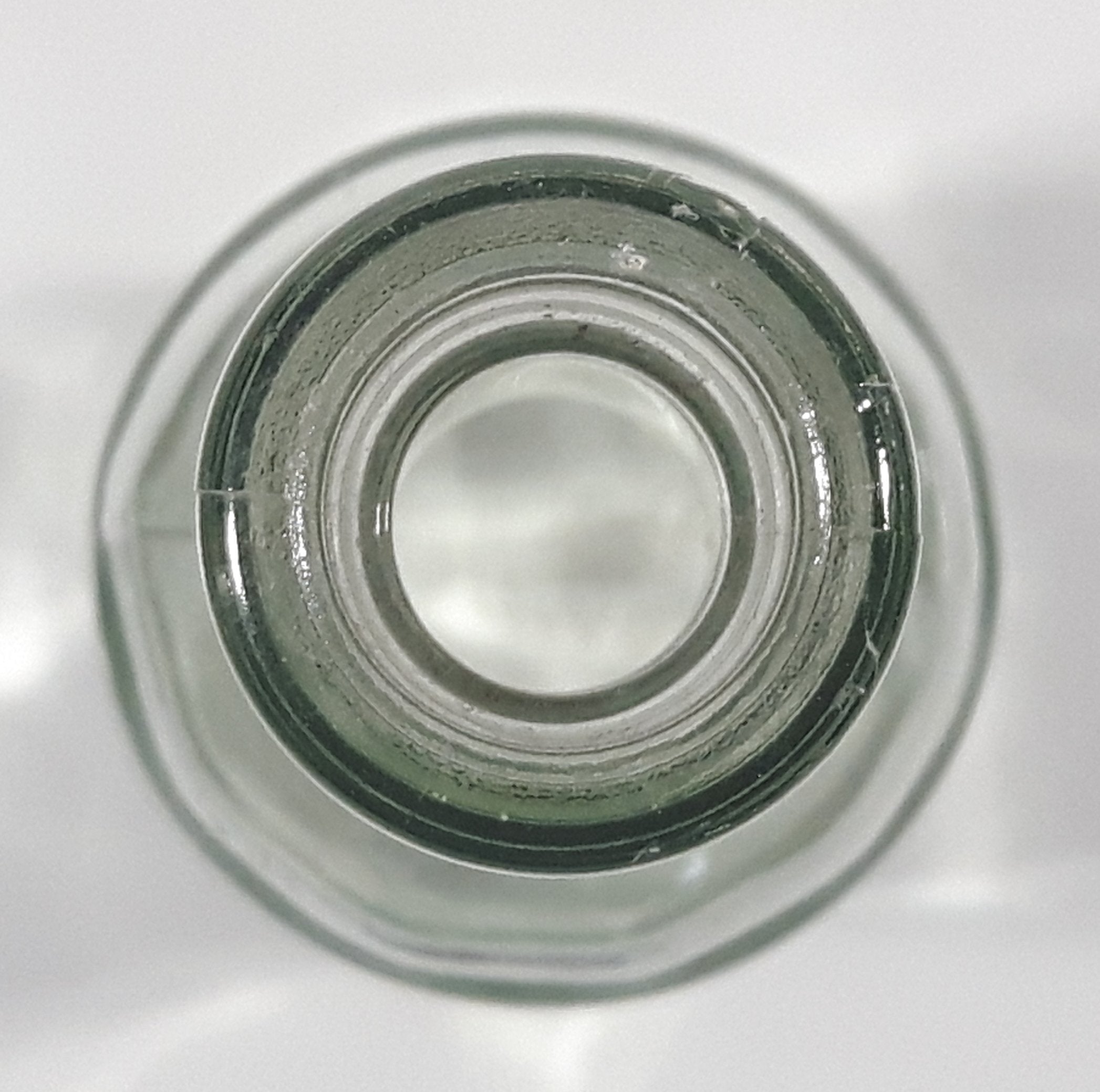 Antique U.C.B. Lea & Perrins Worcestershire Sauce 7 1/4" Tall Cork Top Aqua Glass Bottle with Flat Panels 5