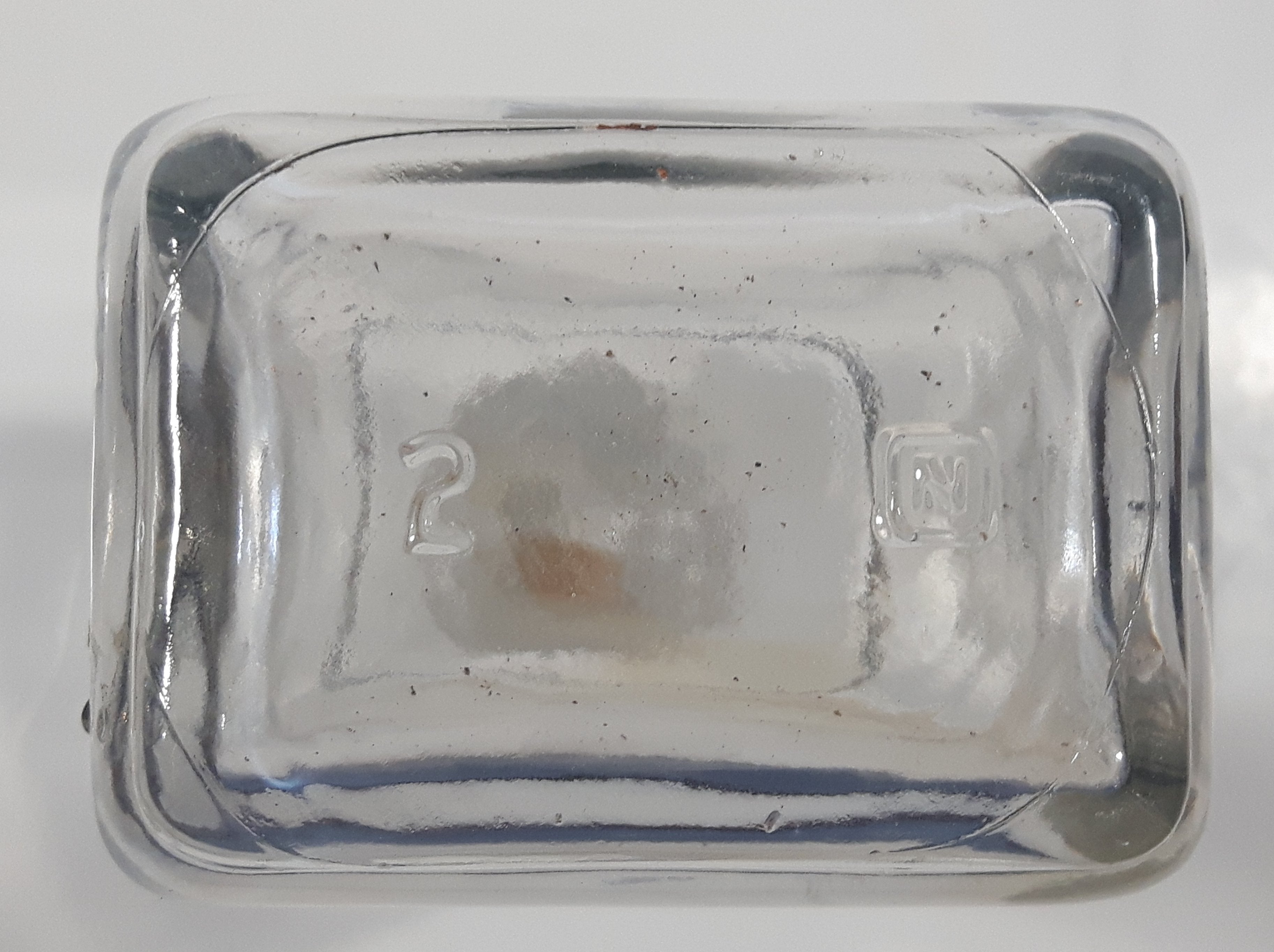 Antique Lucky Tiger Mfg. Co. Kansas City, Mo. For Scalp And Hair 7 1/2" Tall Embossed Lettering Glass Tonic Bottle 13
