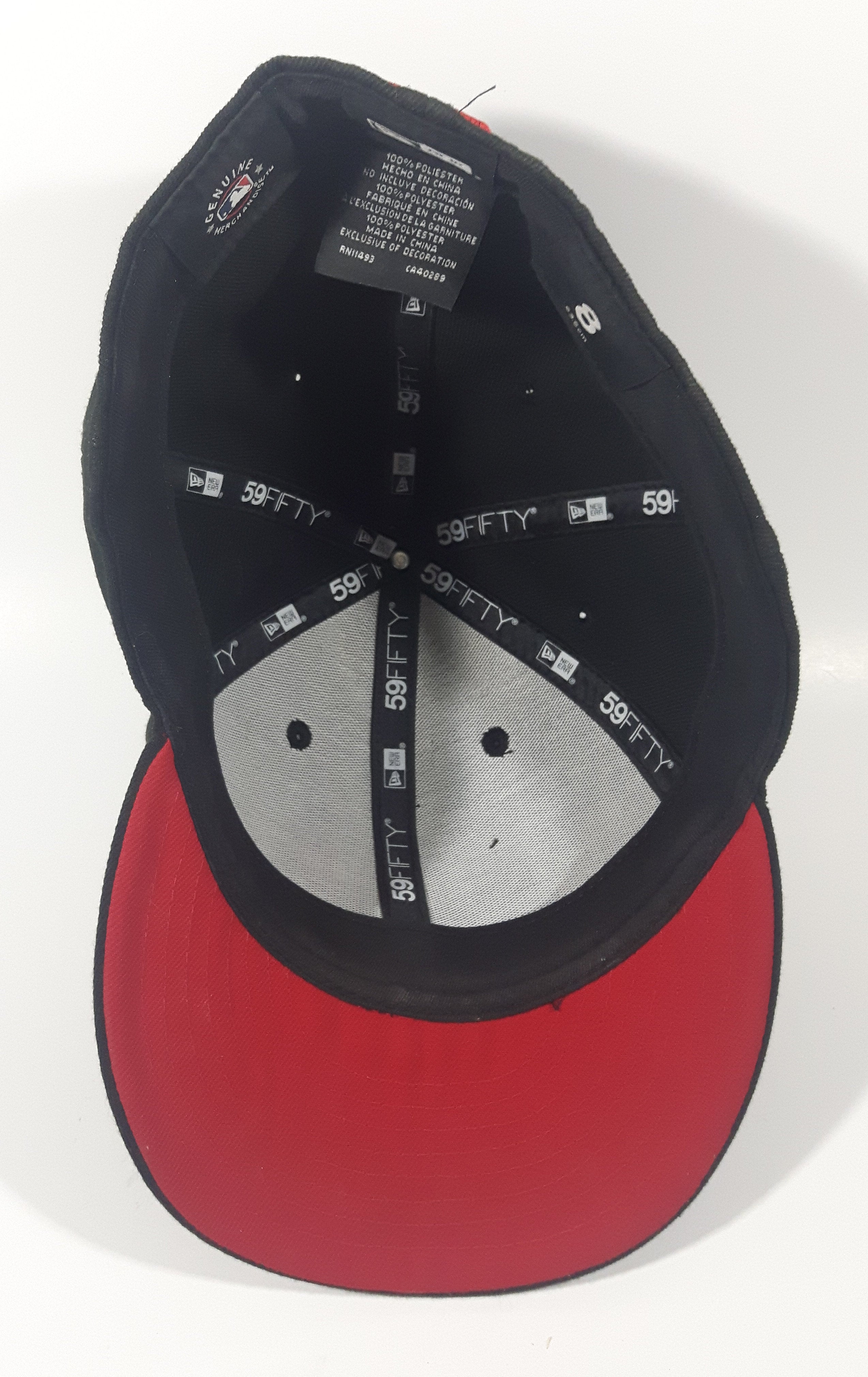 New Era 59Fifty MLB Toronto Blue Jays Size 8 (63.5cm) Black Baseball Cap Hat 13