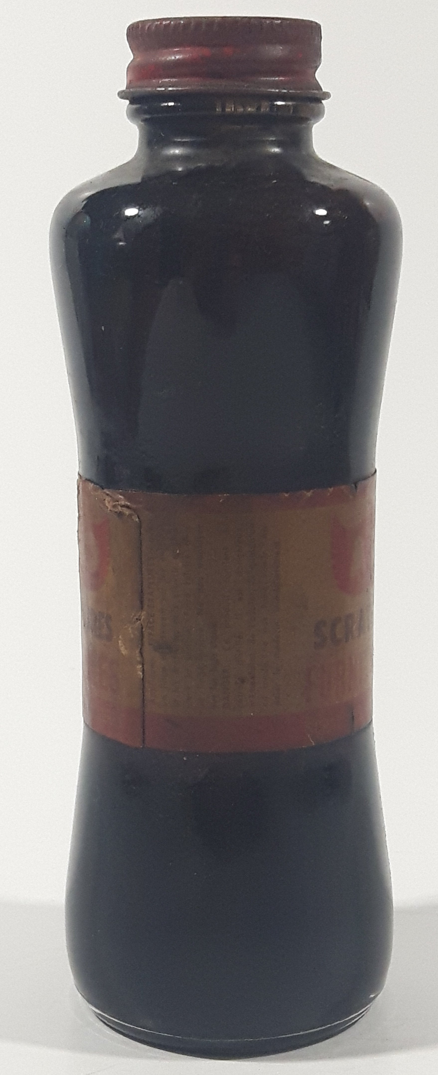 Vintage Boyle-Midway Aero Scratch Cover Furniture Polish 6" Tall Brown Glass Bottle 11