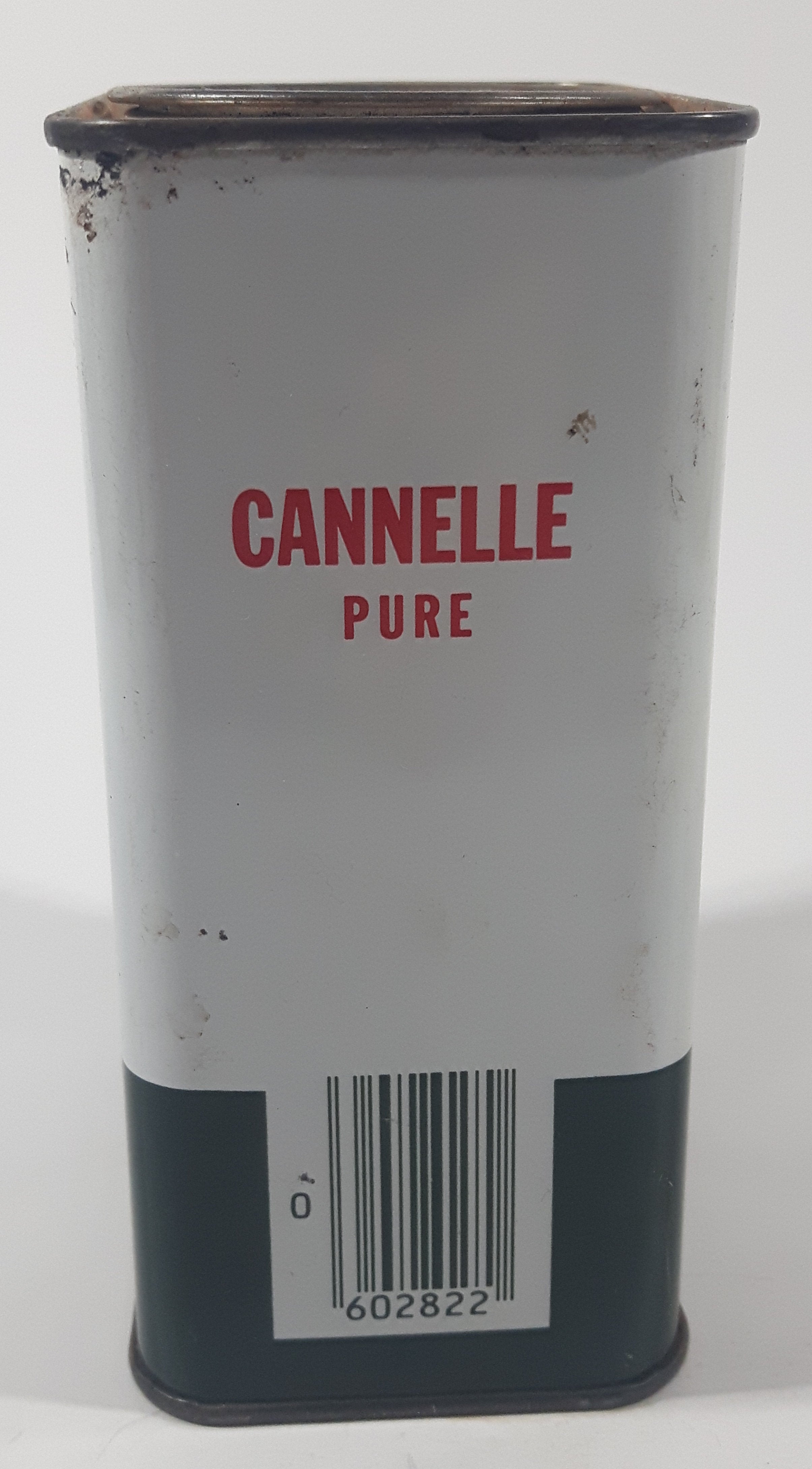 Vintage Nabob Pure Cinnamon 8 oz 227g 4 5/8" Tall Tin Metal Spice Container 3