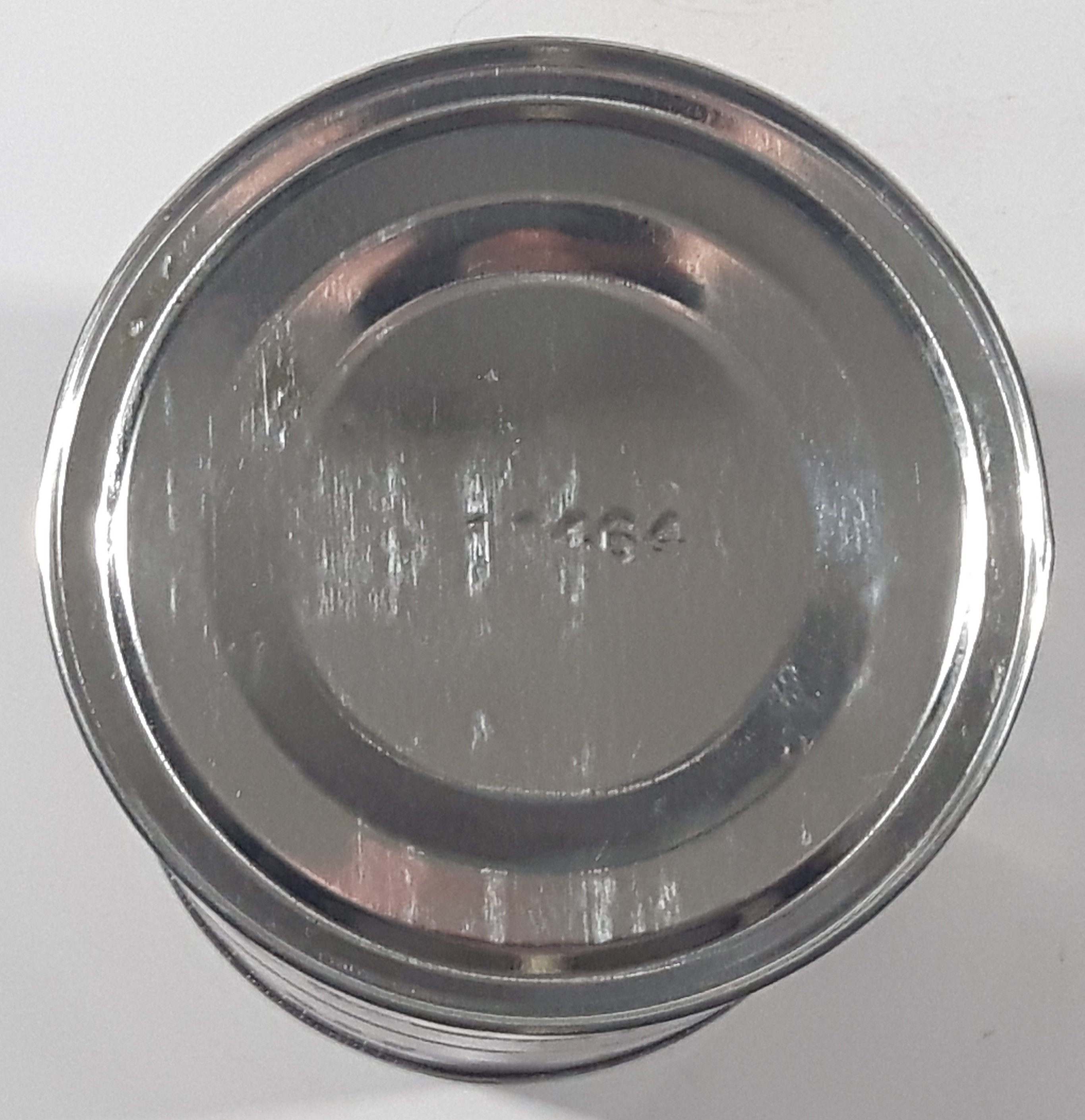 Vintage 1950s Hills Bros. Coffee One Pound Red 5 3/8" Tall Metal Can 10