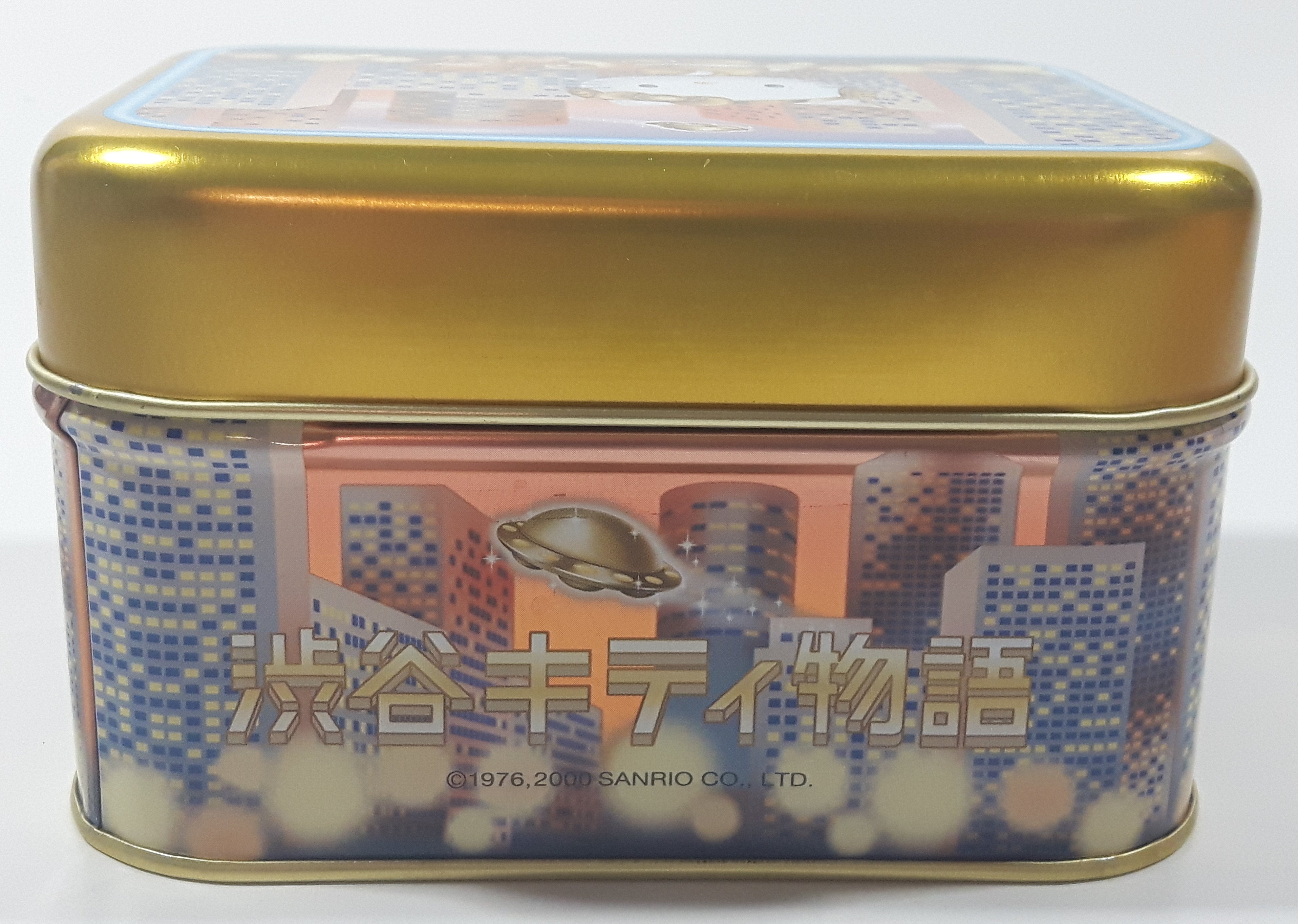 2000 Sanrio Hello Kitty Walking Her Dog Tin Metal Container 6