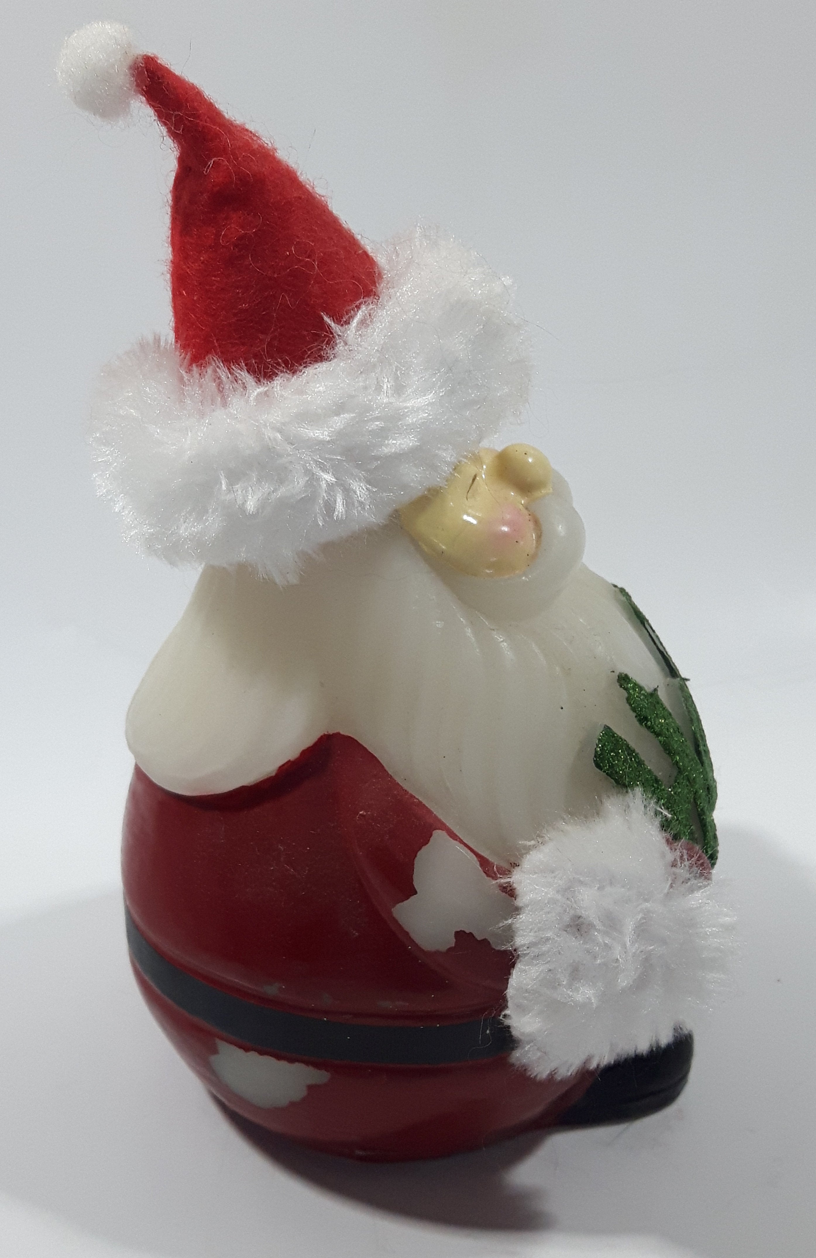 Santa Claus HoHo 6" Tall Wax Figure (Not Tested - Batteries Dead) 4
