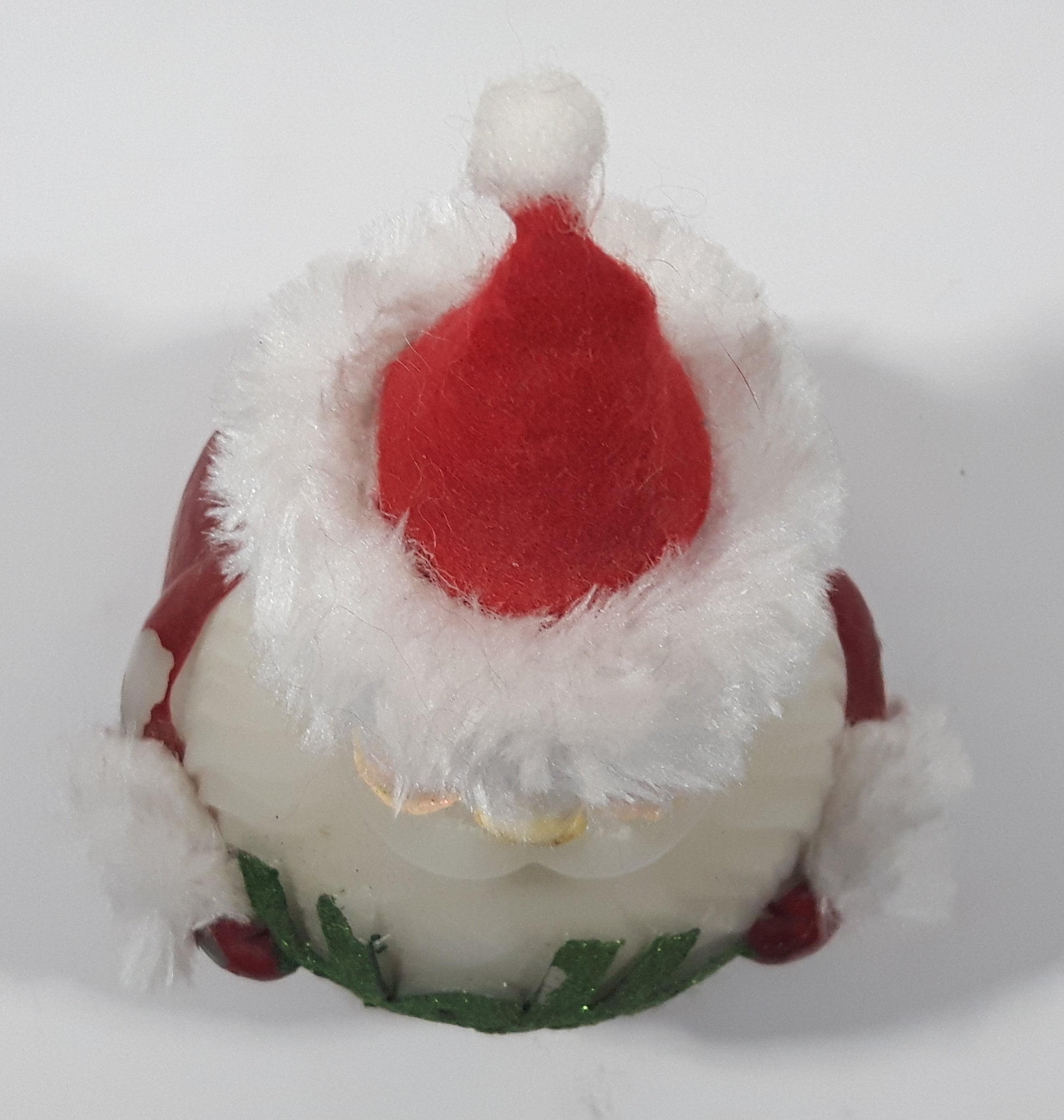 Santa Claus HoHo 6" Tall Wax Figure (Not Tested - Batteries Dead) 5