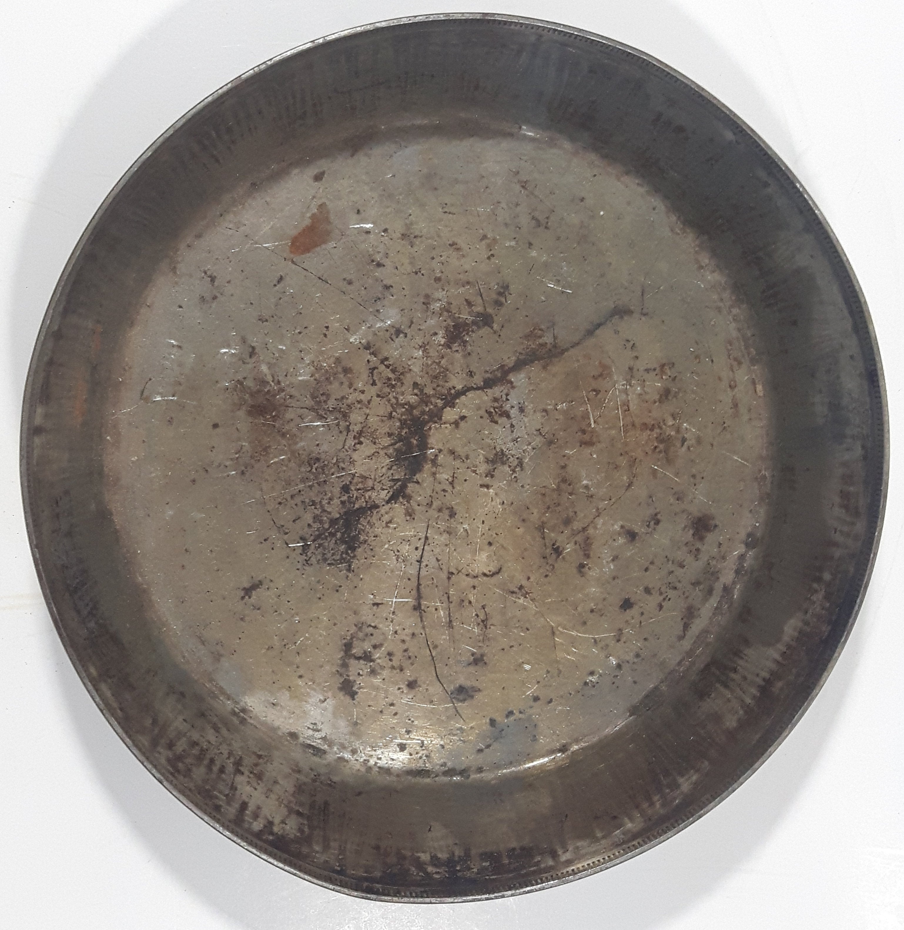 Vintage Smedler's Beef Steak Pie With Vegetables 6" Tin Metal Container 8
