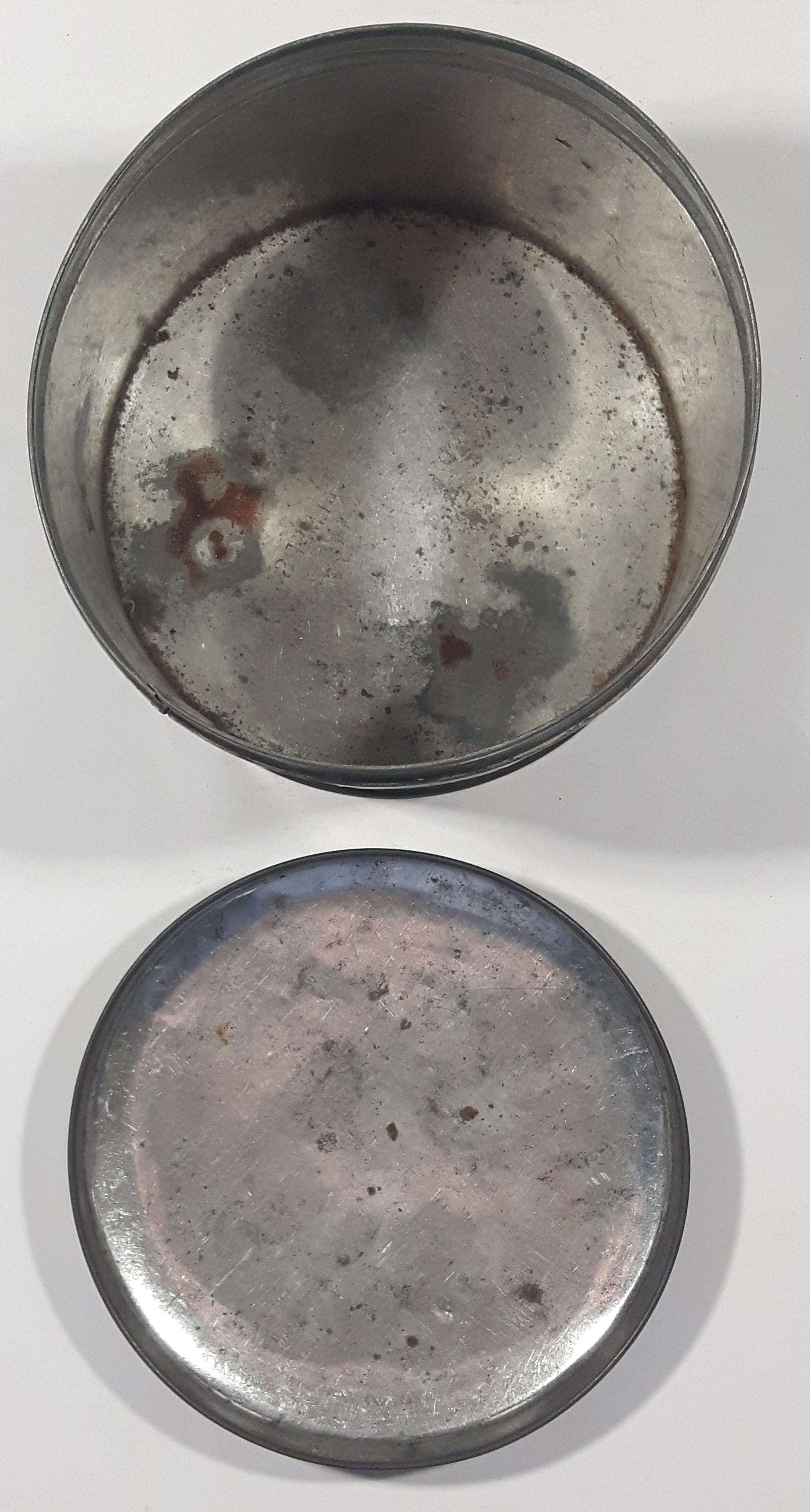 Antique Huntley and Palmers Balmoral Biscuits 1937 Coronation King George VI Queen Elizabeth The Queen Mother Tall Tin Metal Container 13