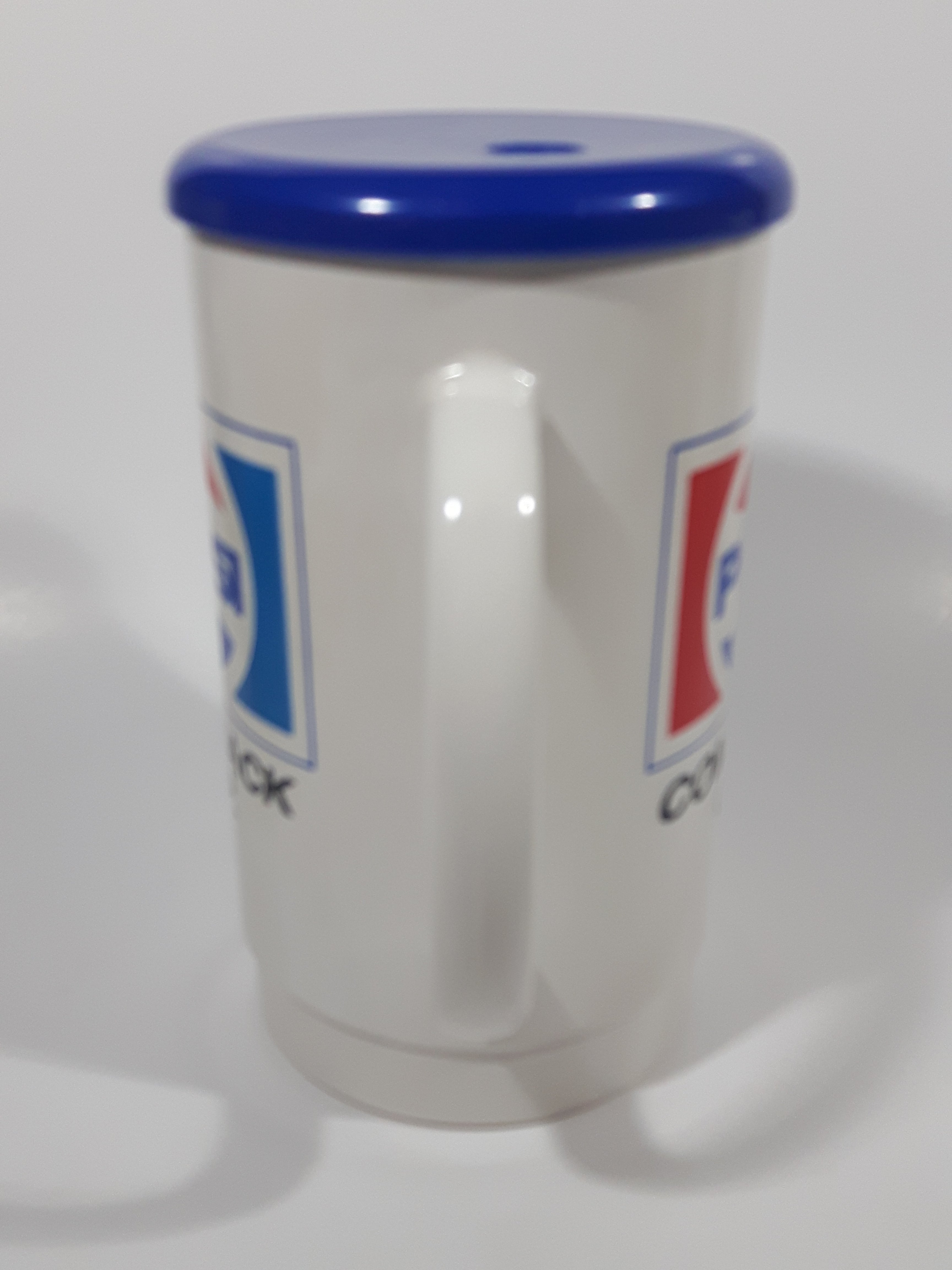 Vintage Pepsi Comeback Cup 6 1/2" Tall Plastic Travel Mug Cup with Lid 3