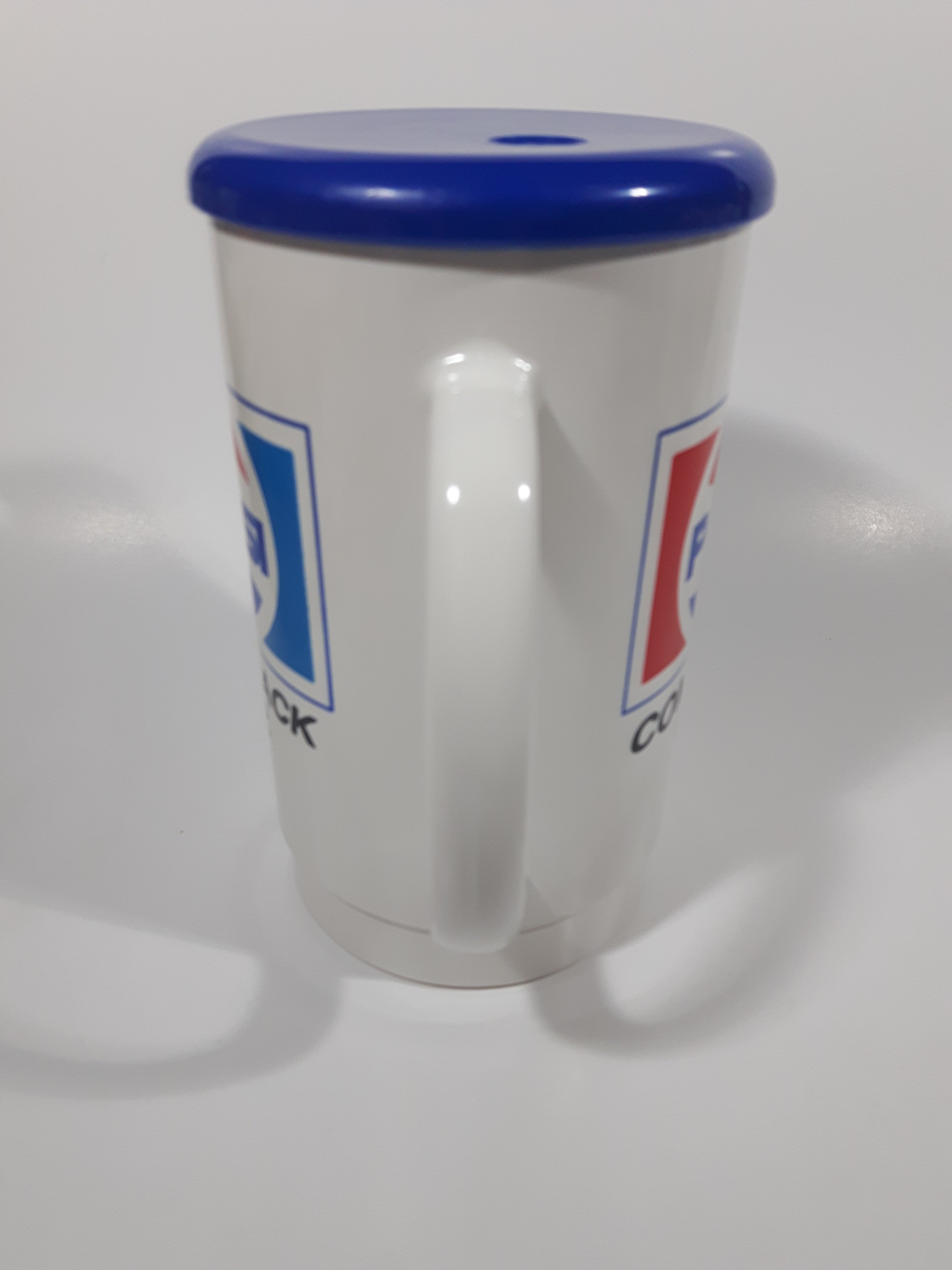 Vintage Pepsi Comeback Cup 6 1/2" Tall Plastic Travel Mug Cup with Lid 4