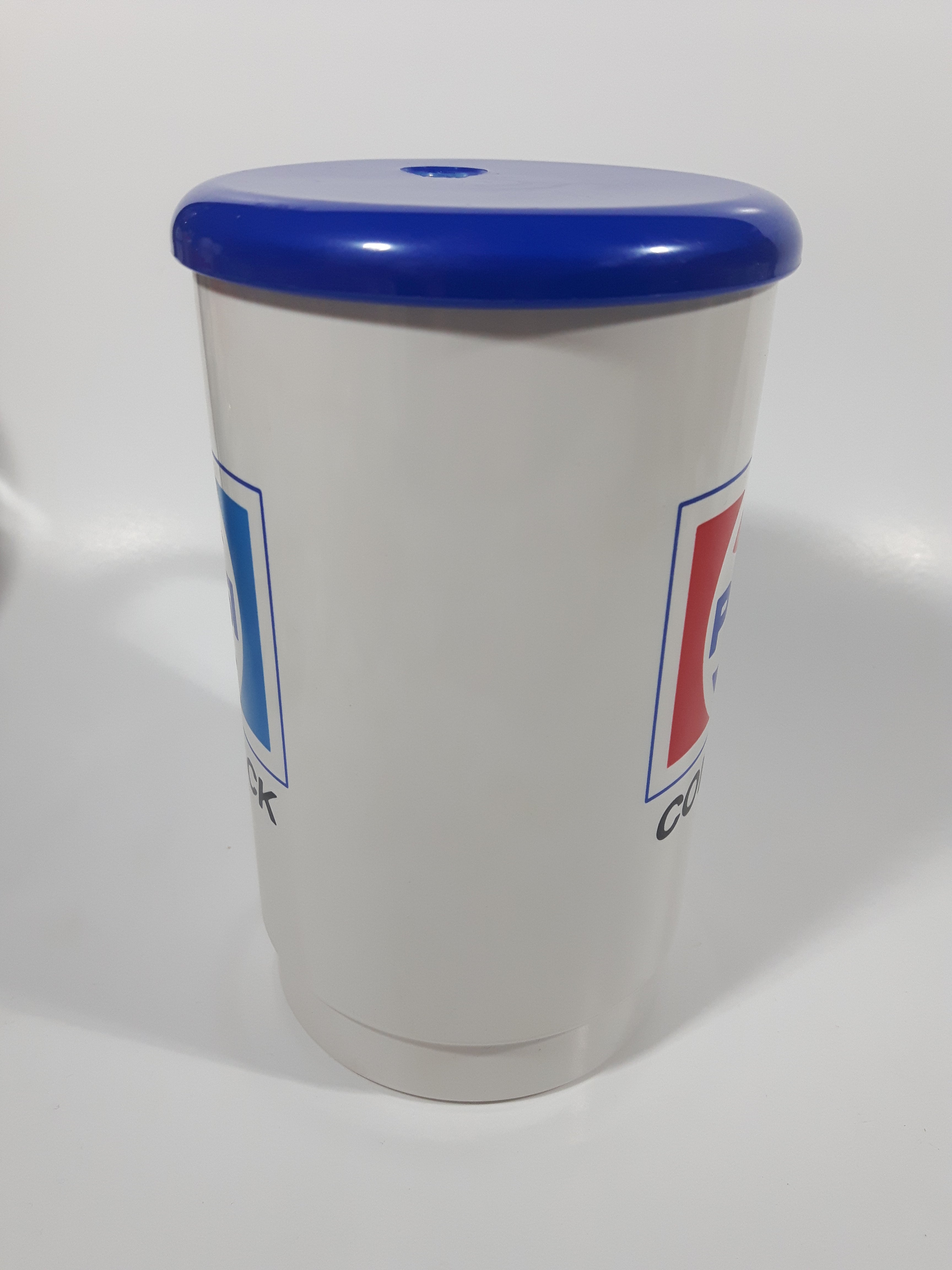 Vintage Pepsi Comeback Cup 6 1/2" Tall Plastic Travel Mug Cup with Lid 9