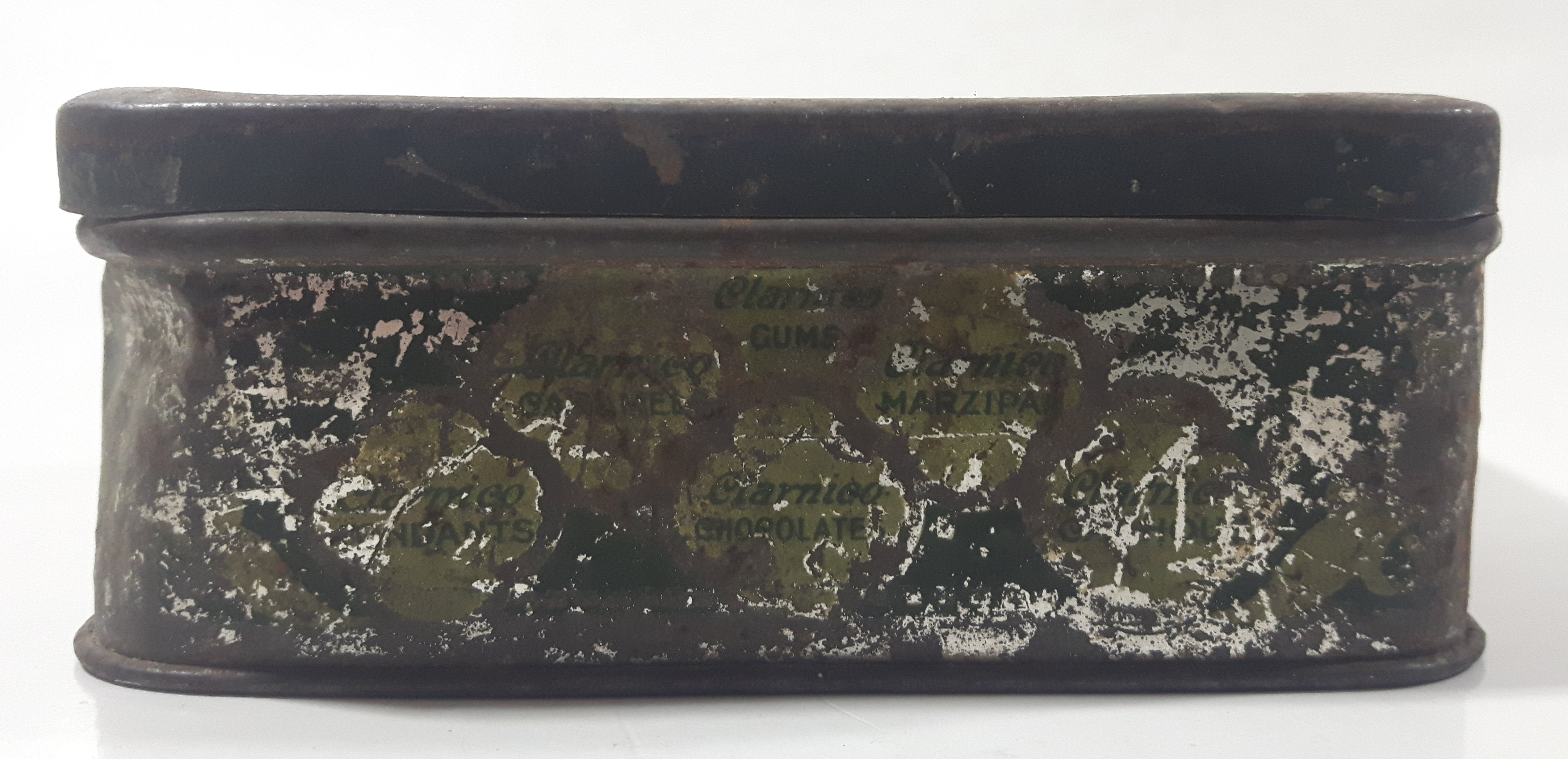 Antique Clarnico London England Tin Metal Container 2