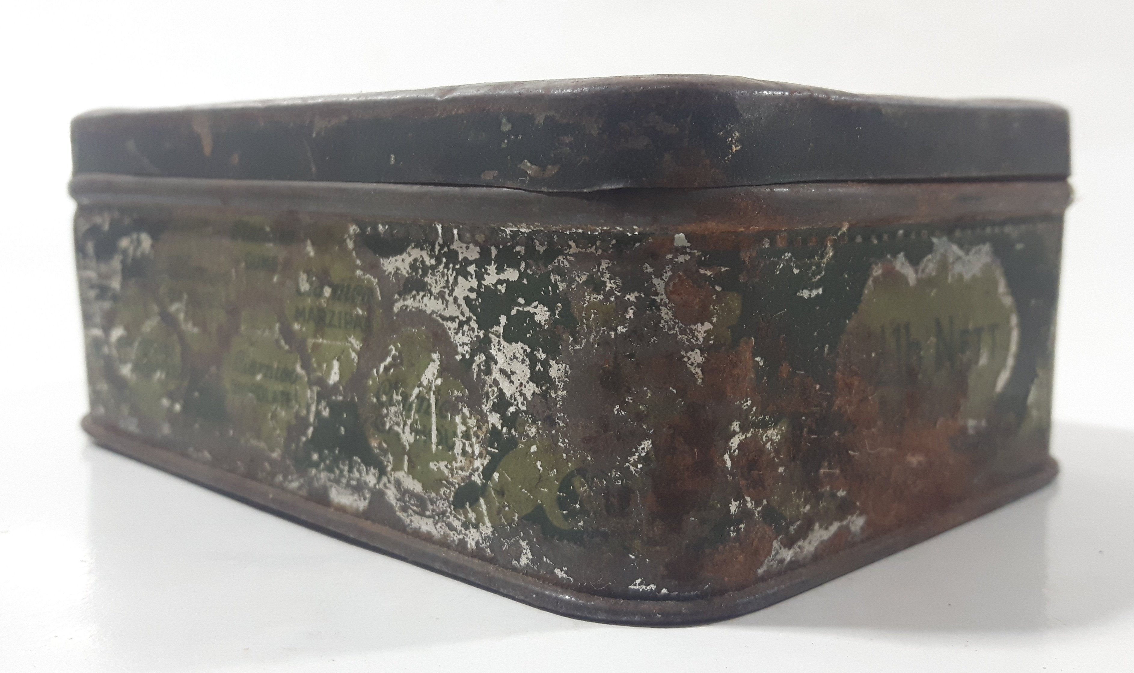 Antique Clarnico London England Tin Metal Container 4