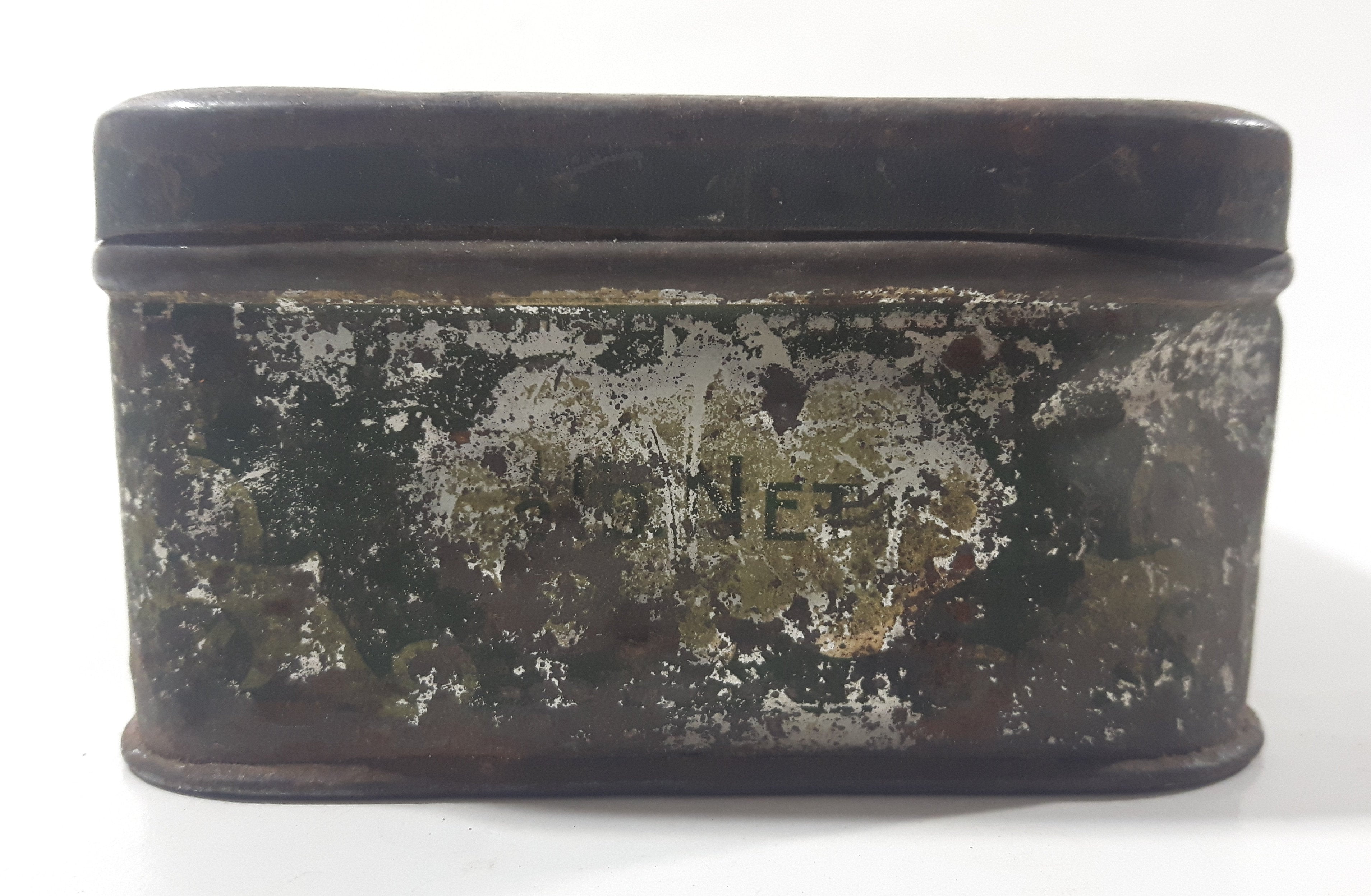 Antique Clarnico London England Tin Metal Container 11