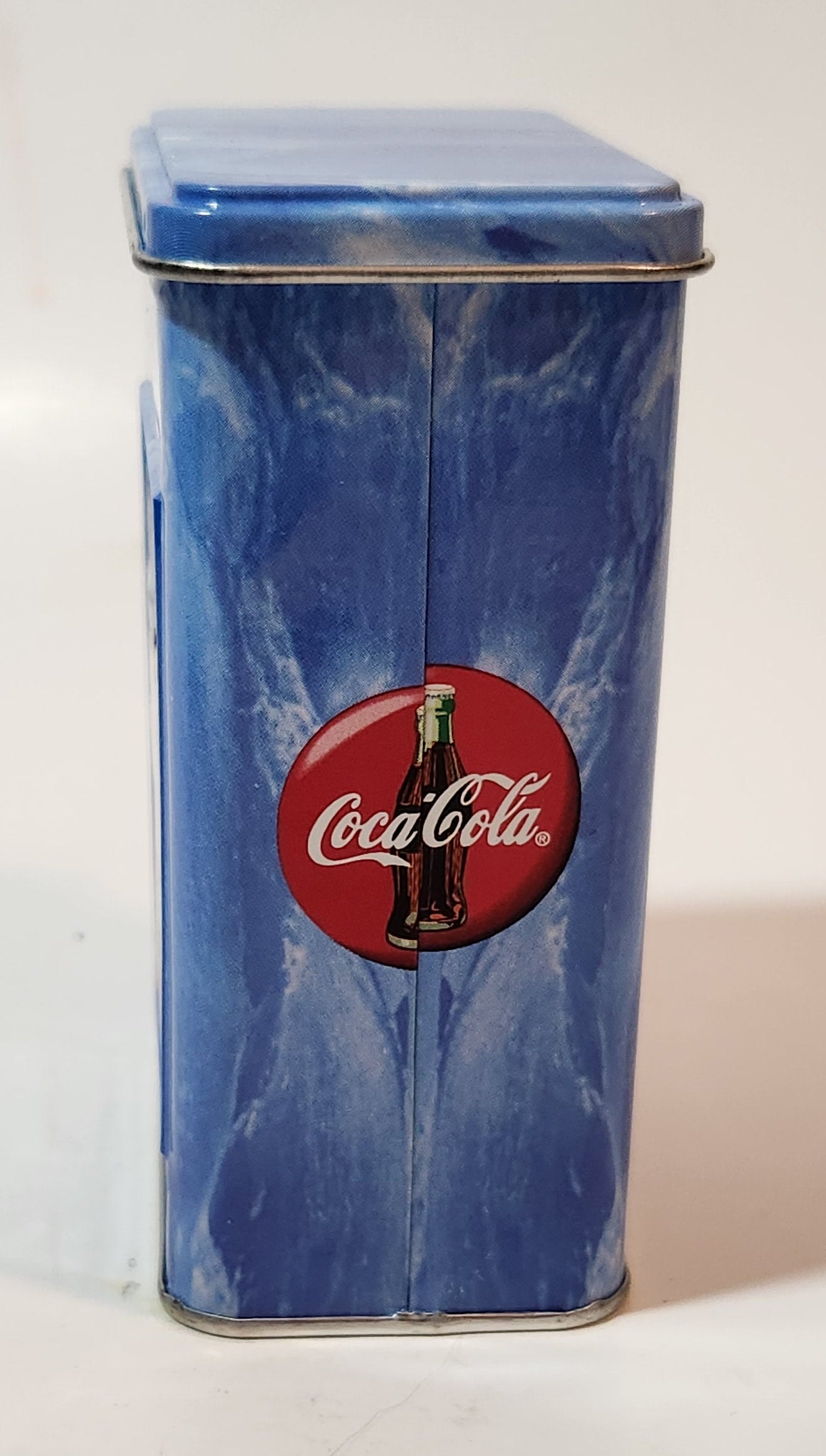1998 Coca Cola 2 Packs of Polar Bear Themed Bicycle Playing Cards Never Opened in Embossed Tin Metal Container 7