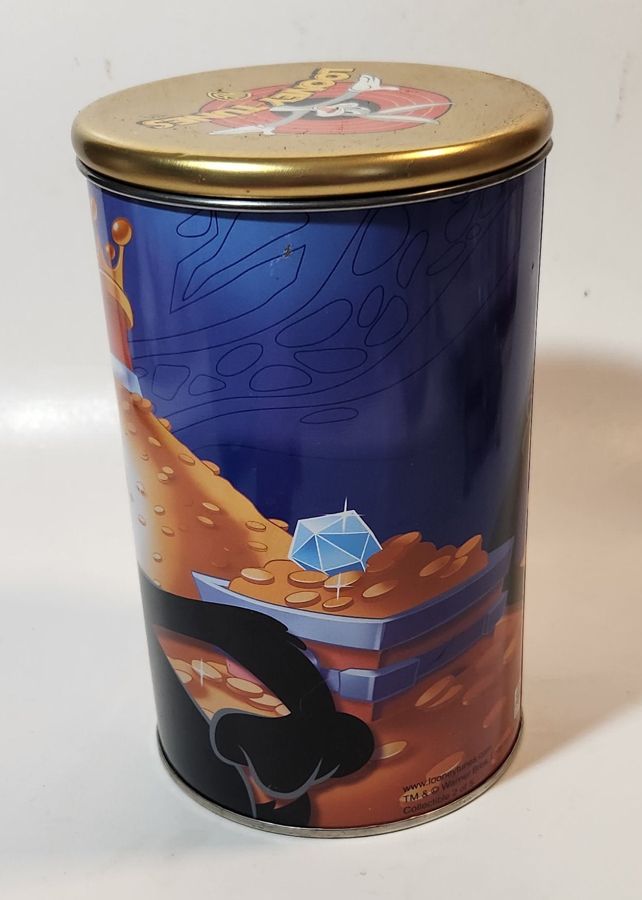 2006 Warner Bros. Looney Tunes #2 of 5 Daffy Duck Tin Metal Canister 3