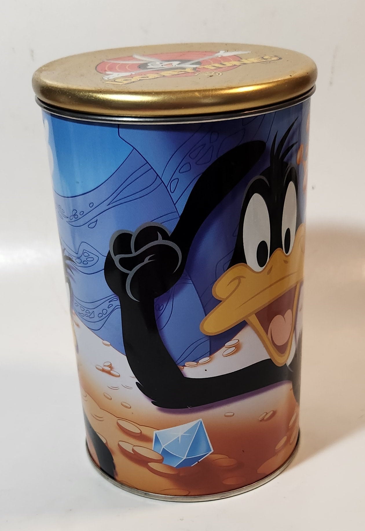 2006 Warner Bros. Looney Tunes #2 of 5 Daffy Duck Tin Metal Canister 6