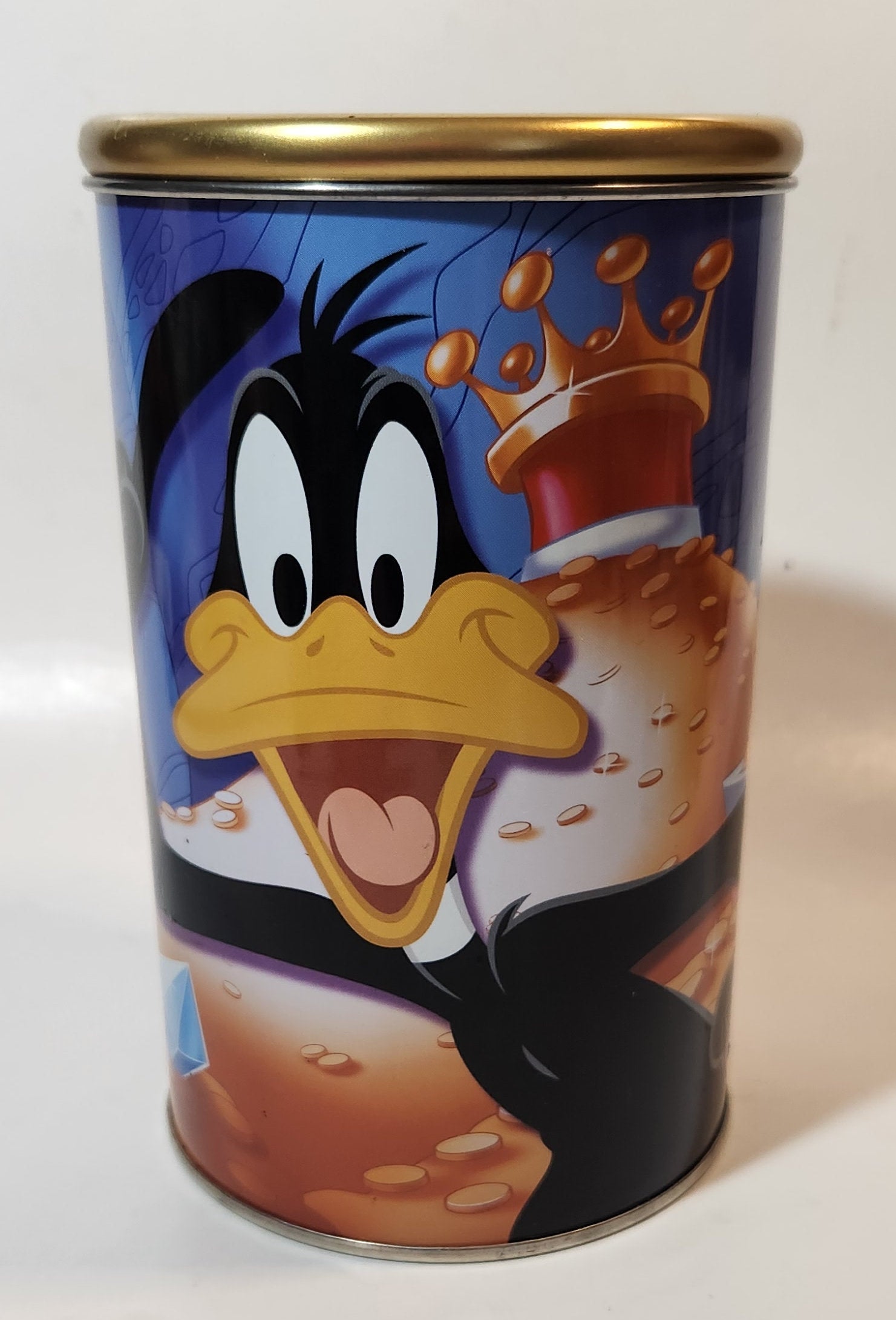 2006 Warner Bros. Looney Tunes #2 of 5 Daffy Duck Tin Metal Canister 10