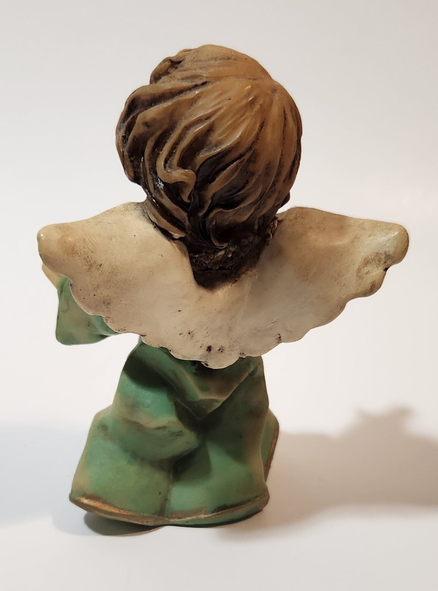 Angel in Green 4" Resin Figurine 3
