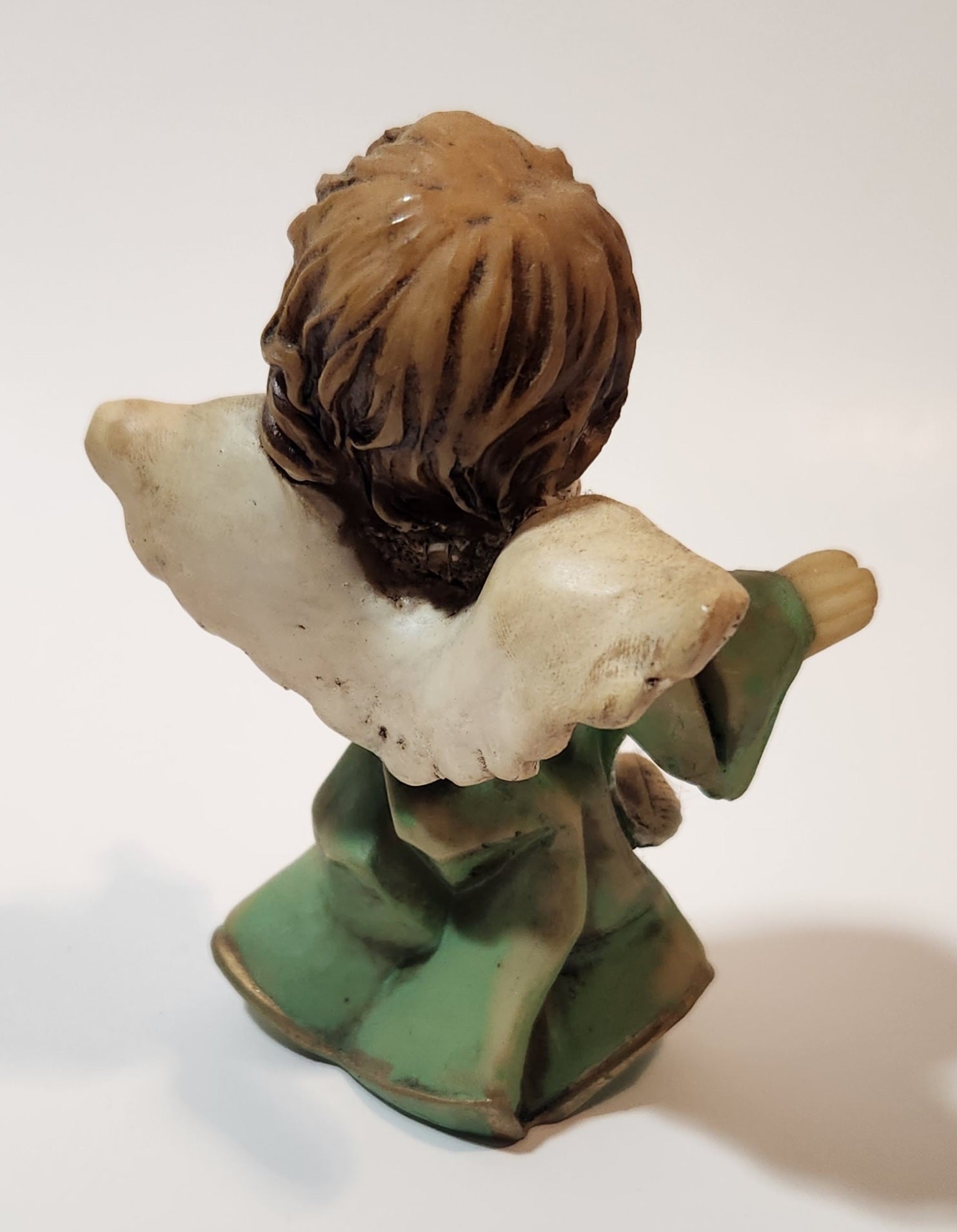 Angel in Green 4" Resin Figurine 4