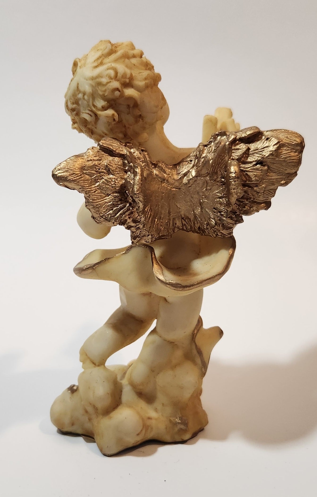 Angel Holding Lyre 5" Resin Figurine 4