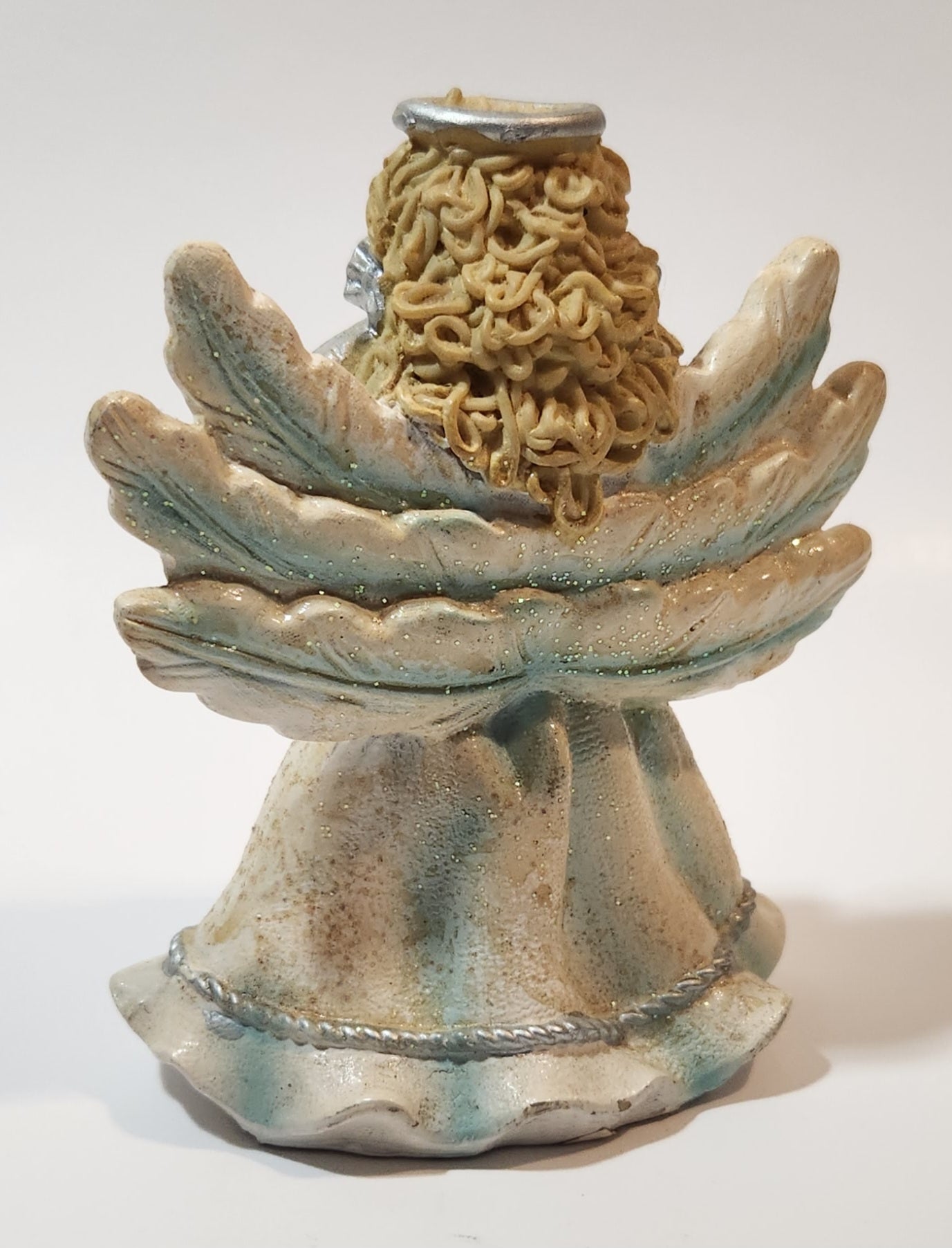 Angel Holding Song Book 4 3/4" Tall Resin Figurine 4