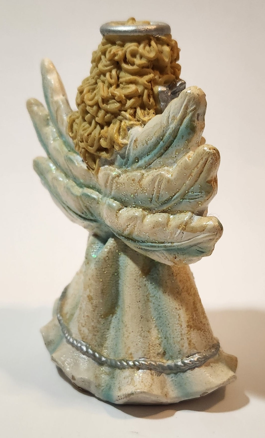 Angel Holding Song Book 4 3/4" Tall Resin Figurine 6