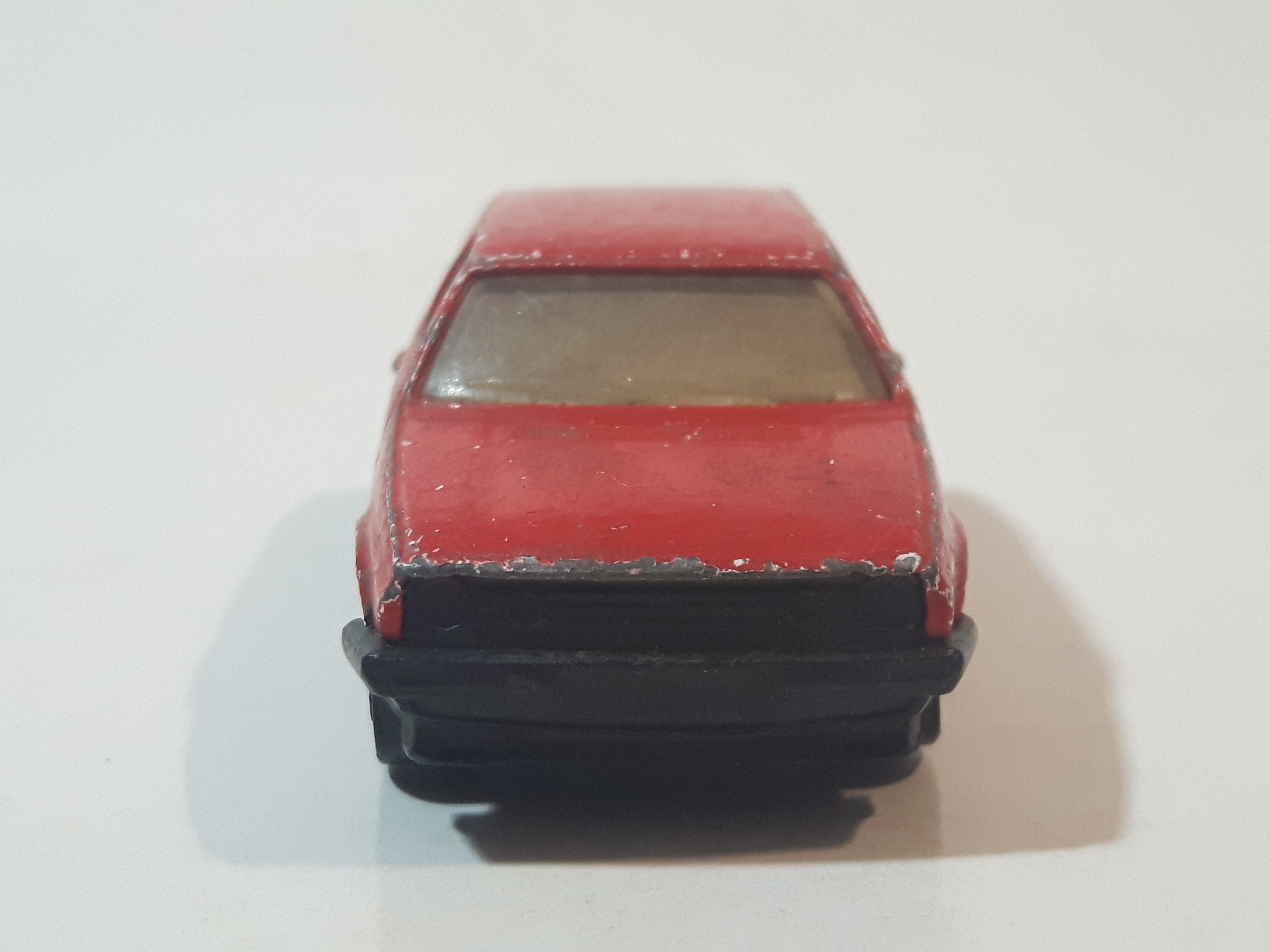 1991 Hot Wheels VW Golf GTI Red Die Cast Toy Car Vehicle 2
