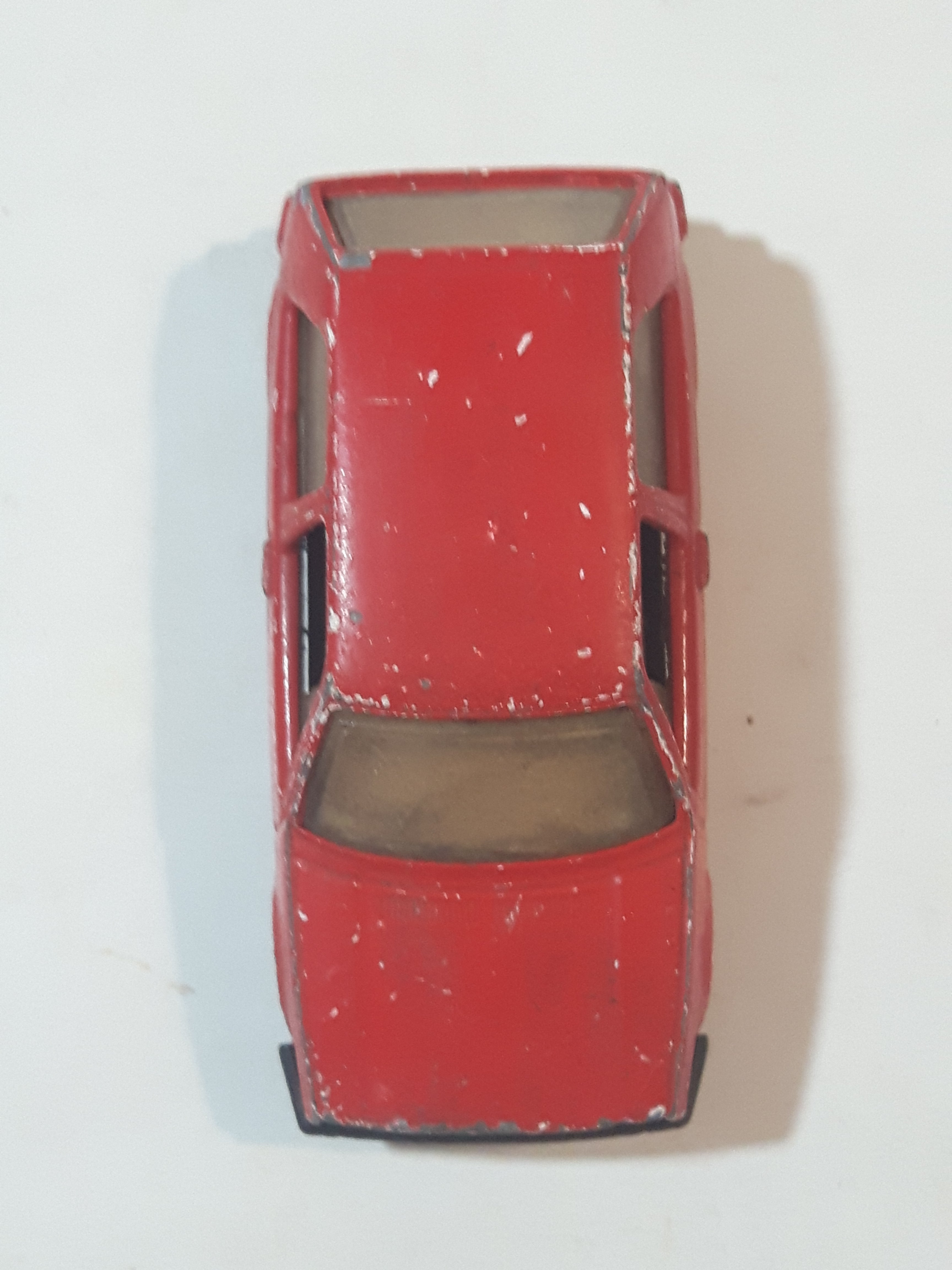 1991 Hot Wheels VW Golf GTI Red Die Cast Toy Car Vehicle 12