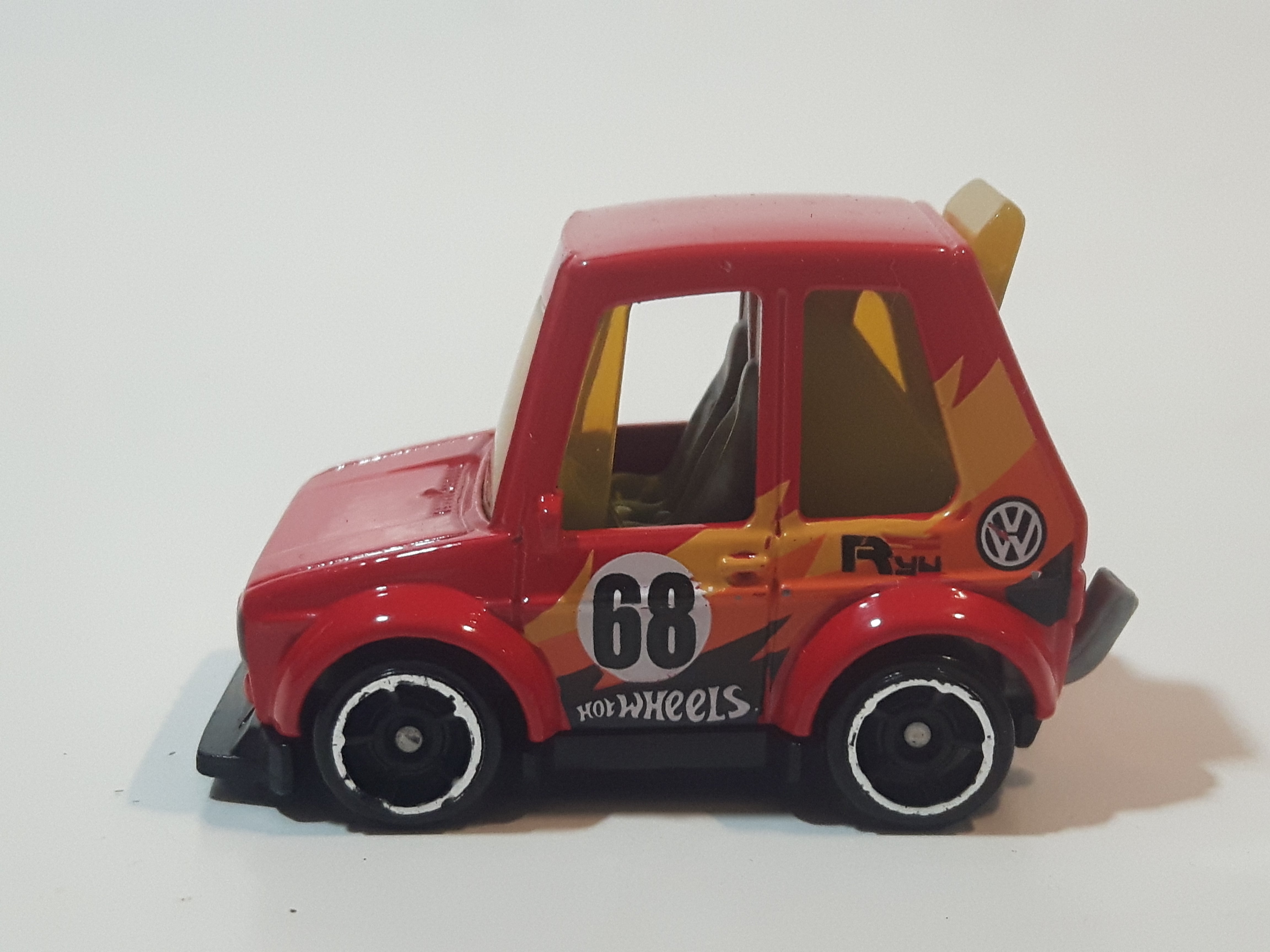 2022 Hot Wheels Tooned Volkswagen Golf MK1 Red Die Cast Toy Car Vehicle 14