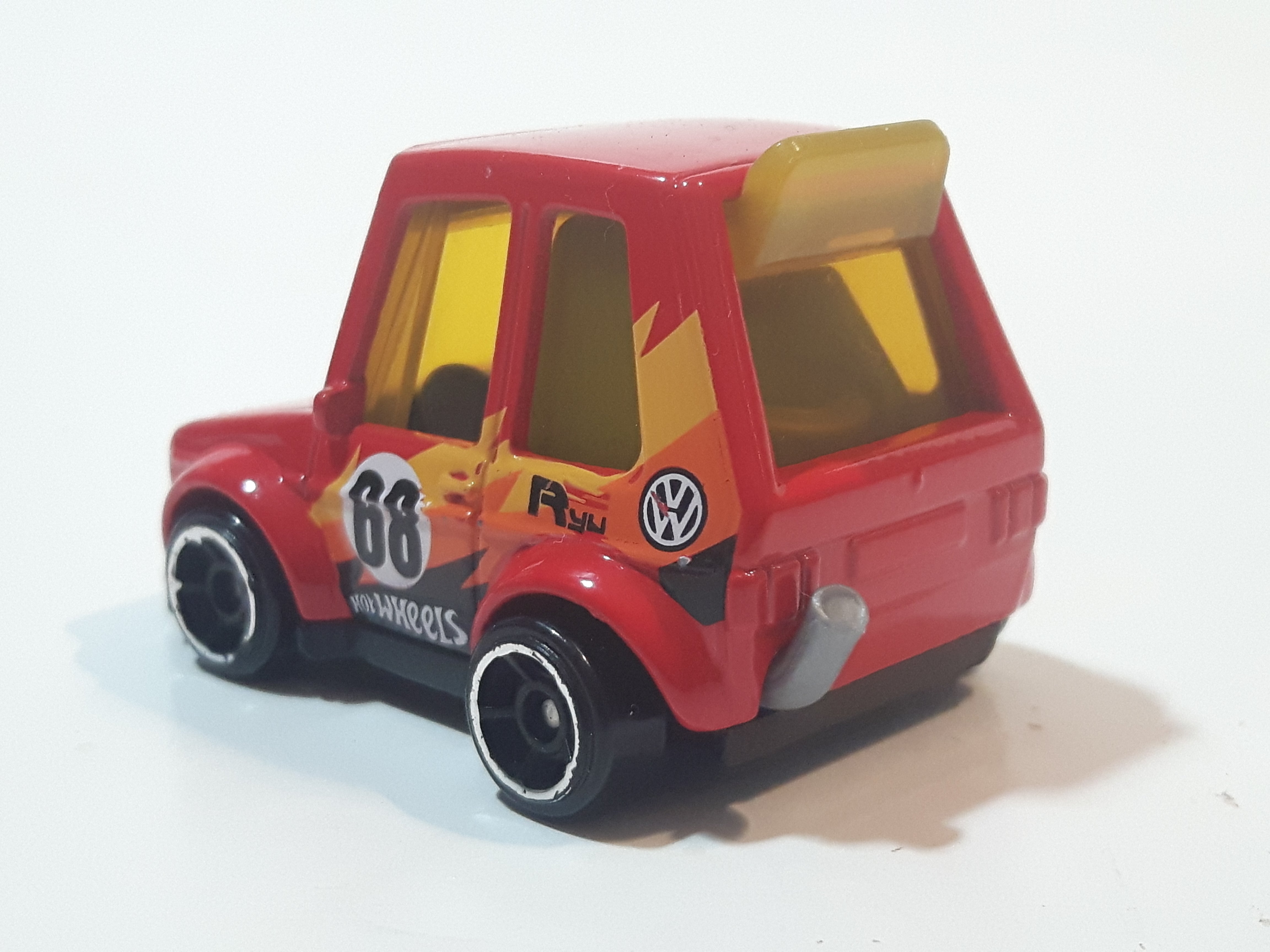 2022 Hot Wheels Tooned Volkswagen Golf MK1 Red Die Cast Toy Car Vehicle 7